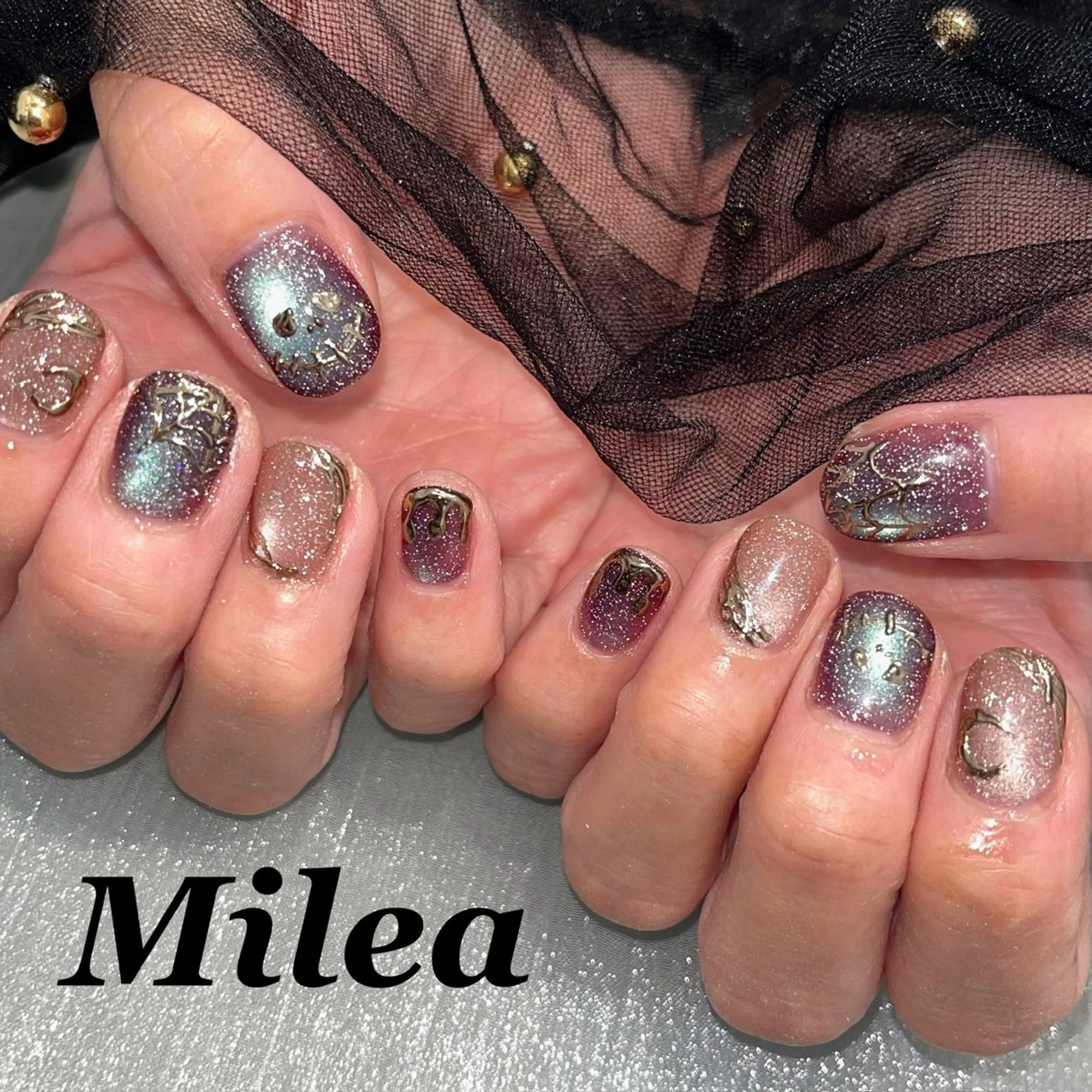 ネイル Milea(ミレア)所属・Milea🩵 Sayaka🪩のネイルデザイン