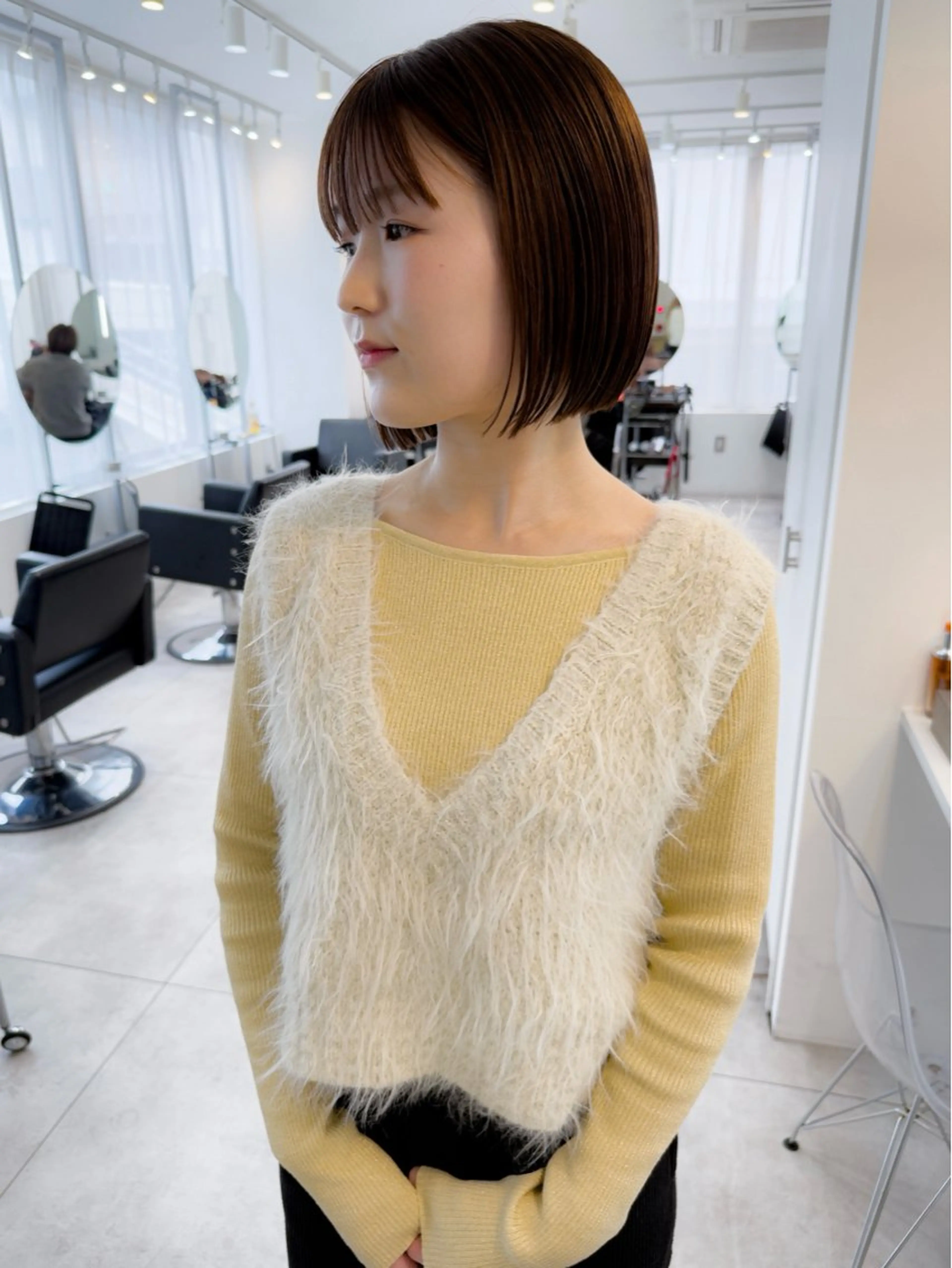 ショート カット ヘアカラー トリートメント 大宮 / ボブ特化 永井竜也のヘアスタイル