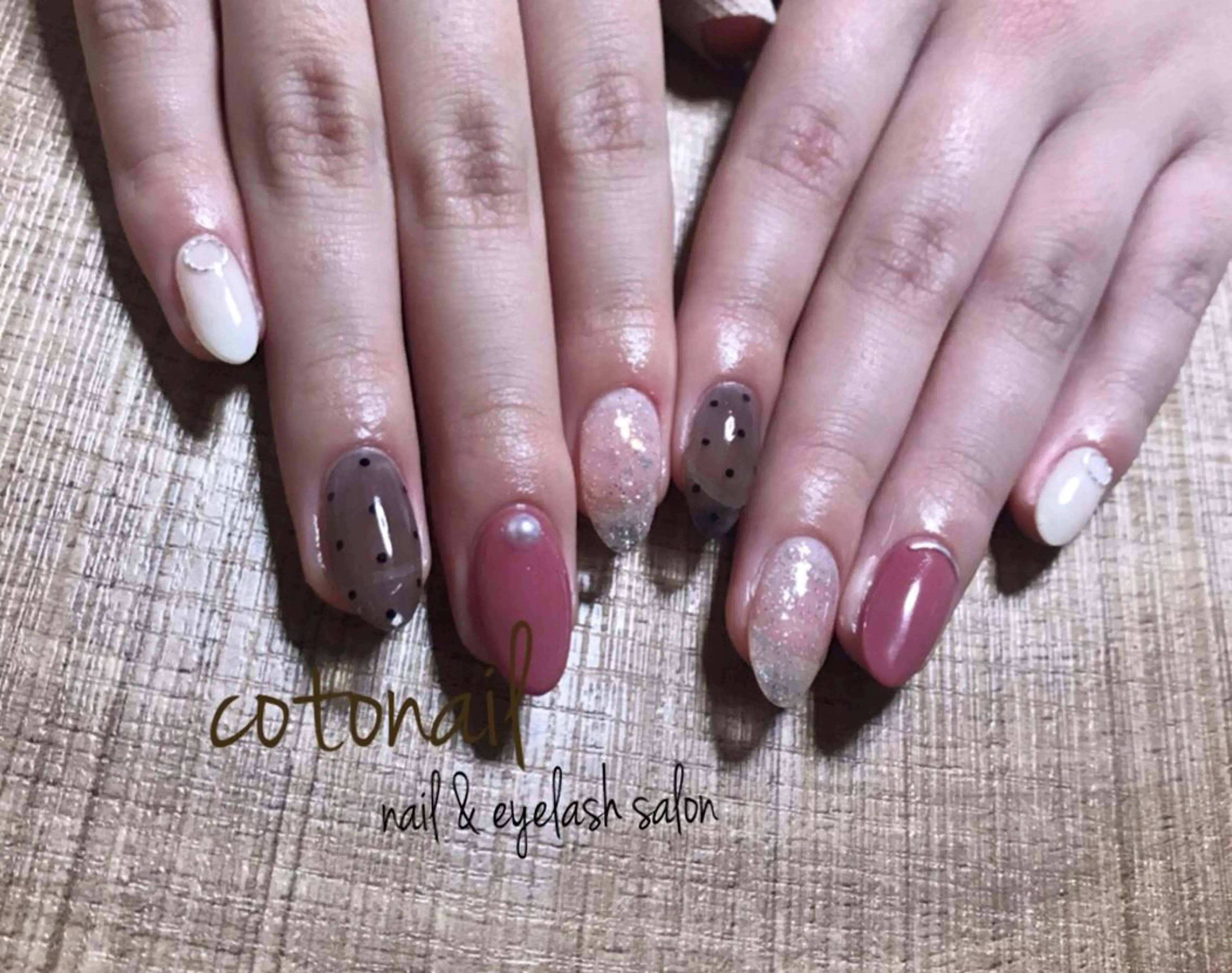 ロング ネイル アートネイル ハンドネイル ツメトマツゲ .のネイルデザイン