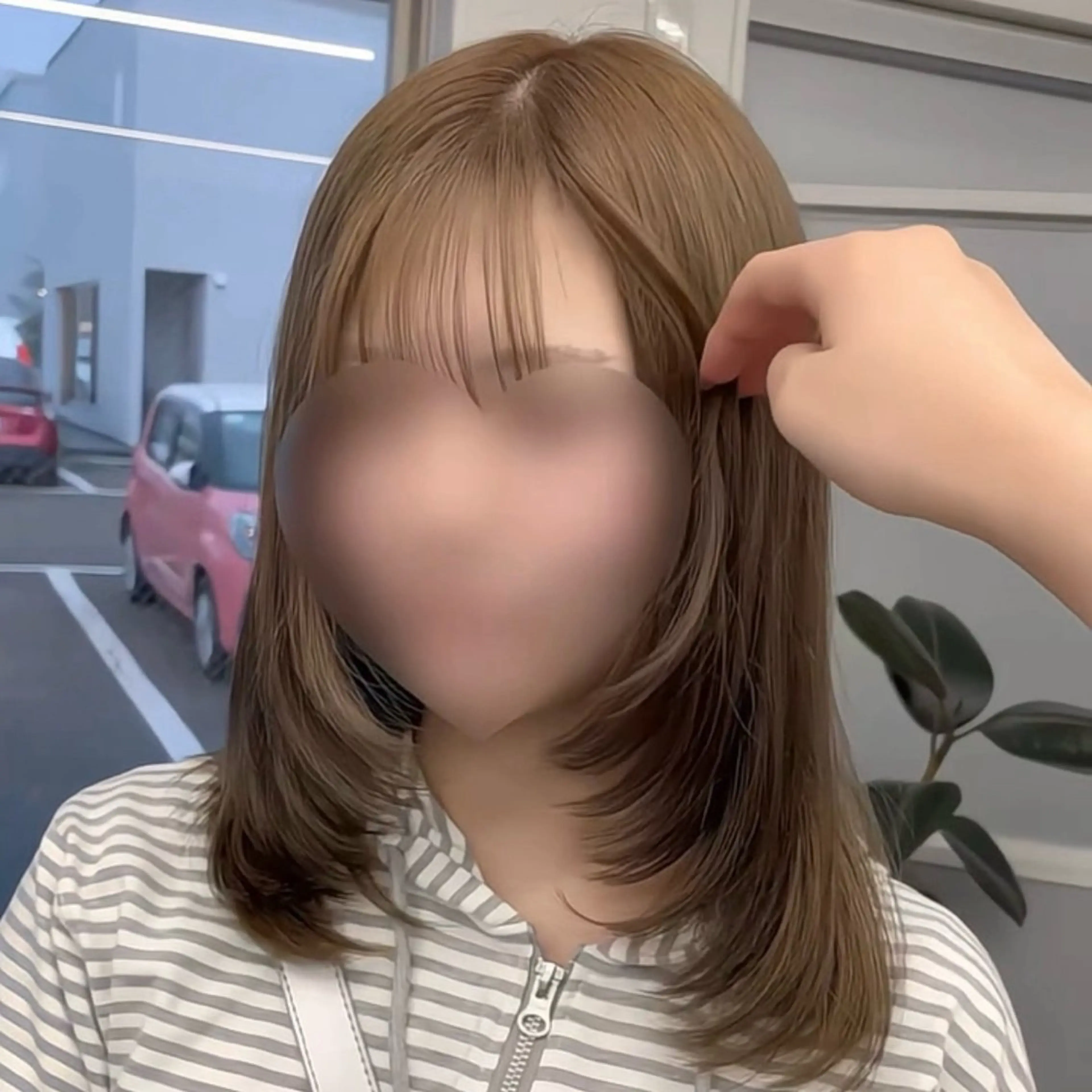 ミディアム レイヤーカット カット ヘアカラー トリートメント 【レイヤー×透明感 カラー】mayaのヘアスタイル