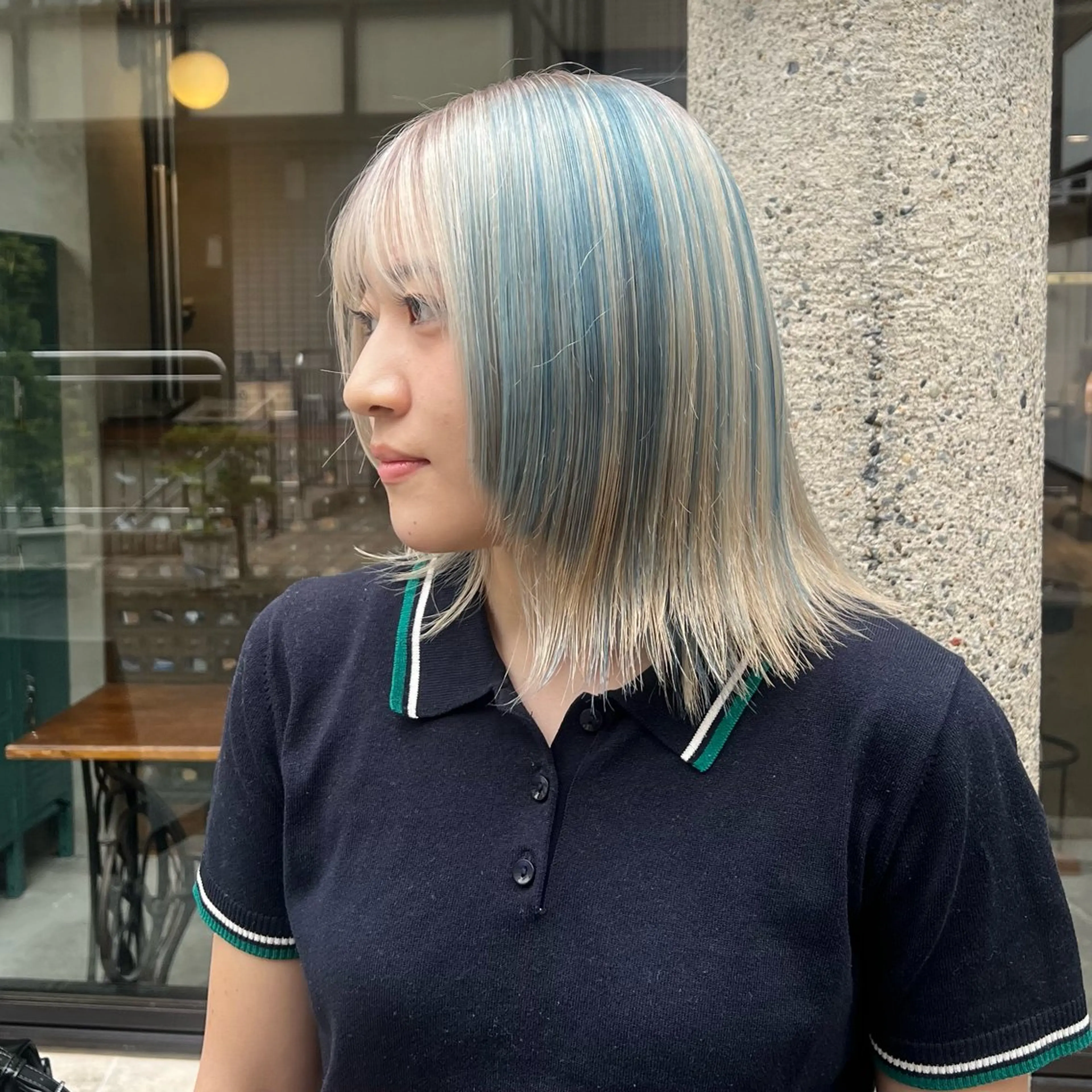 ミディアム カラー カット ヘアカラー トリートメント 赤みゼロ/透明感 カラー🌿KANTAのヘアスタイル