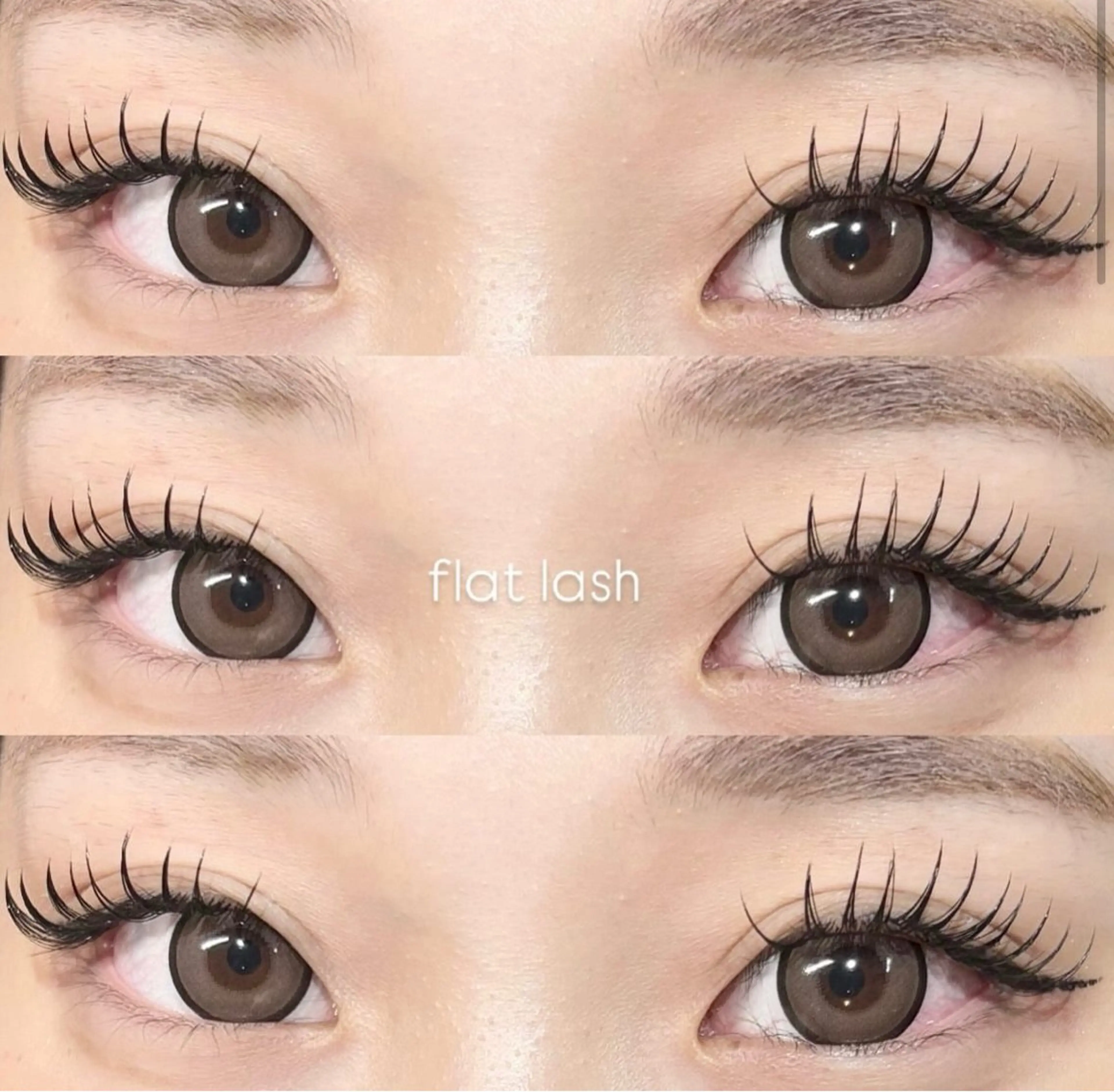 マツエク・マツパ 付け放題 フラットラッシュ 菅原 花菜美のマツエク・マツパデザイン