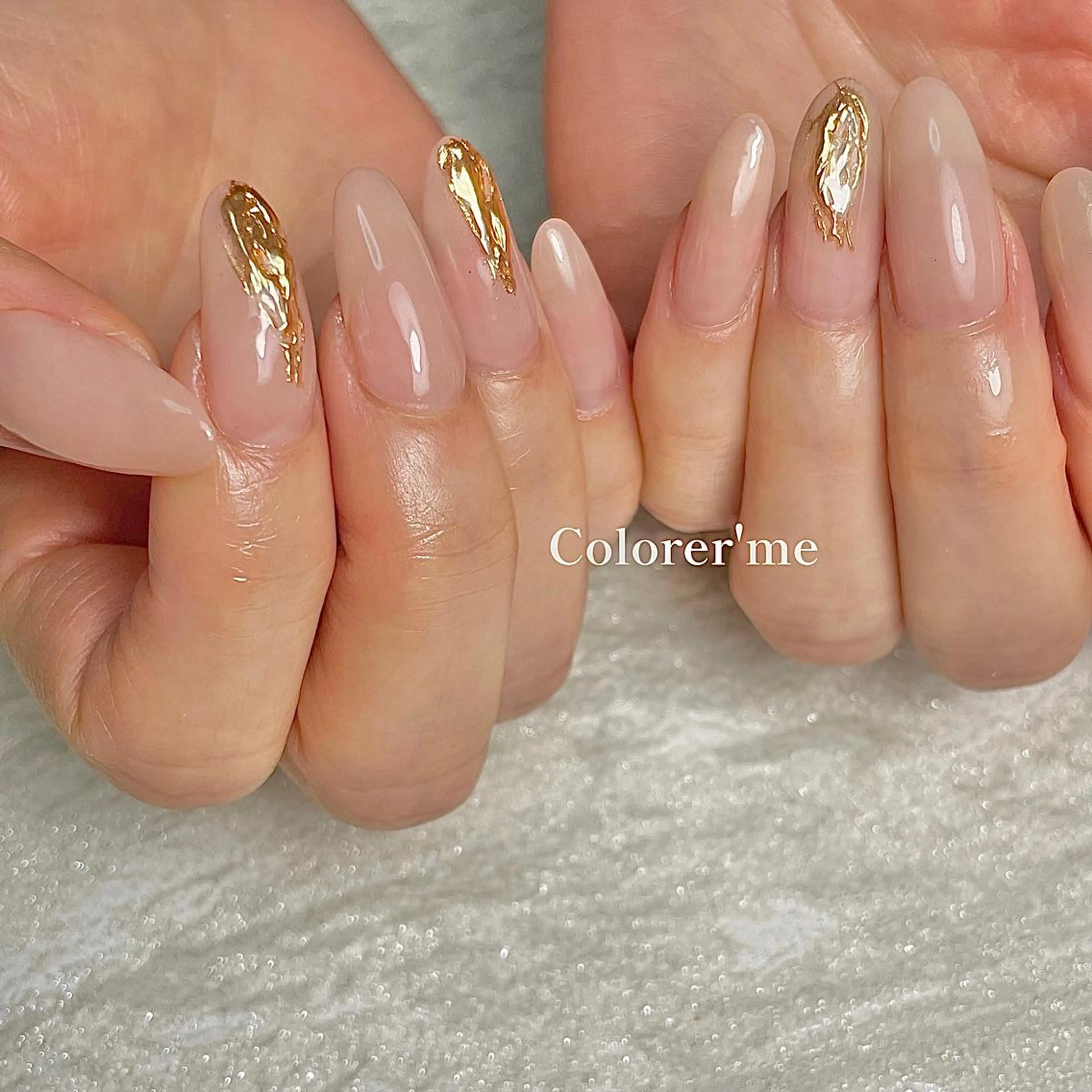 ネイル アートネイル 氷ネイル・うるうるネイル Colorer'me クロレミーのネイルデザイン