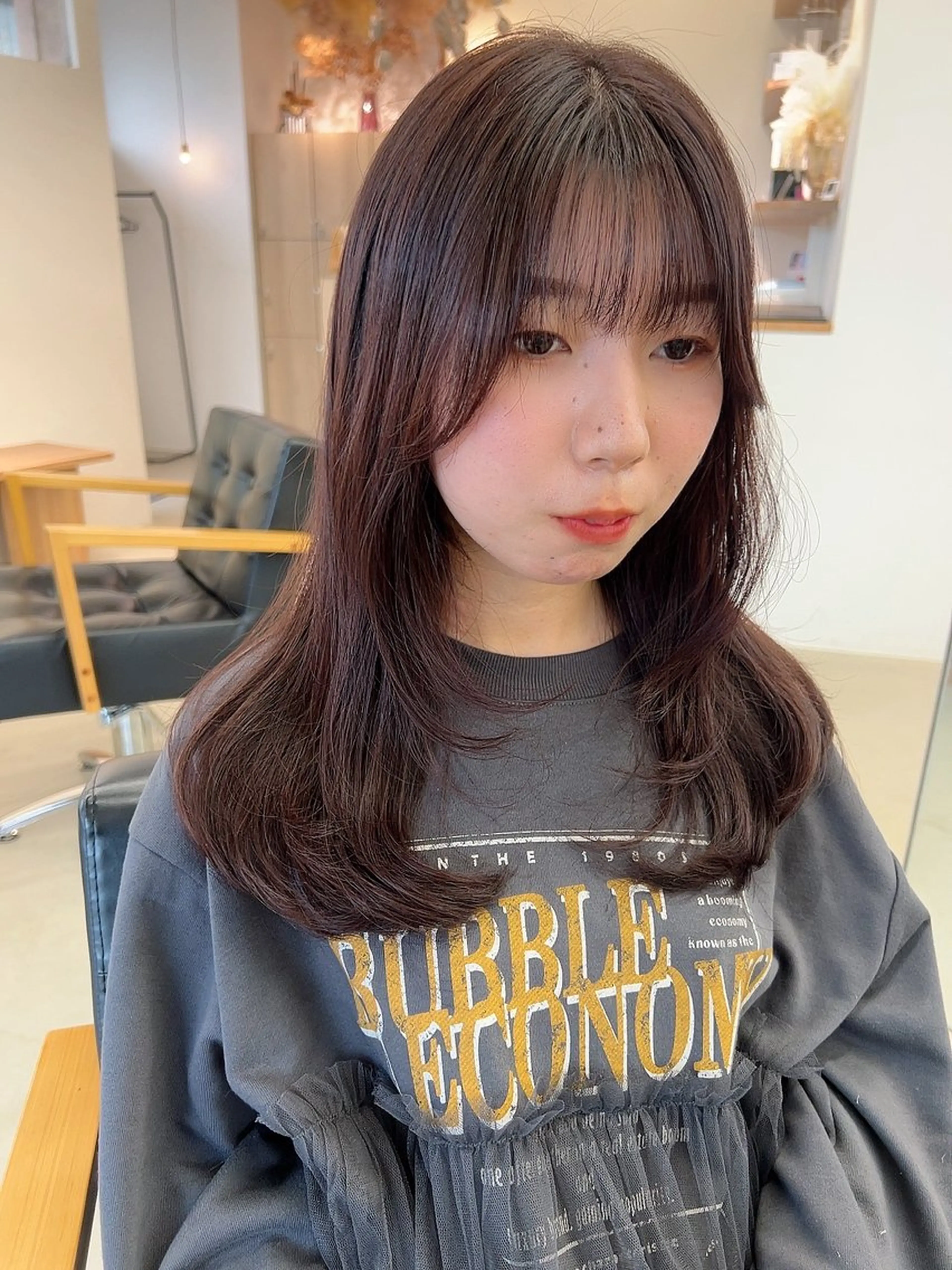 ロング カラー レイヤーカット カット ヘアカラー トリートメント vince. moekoのヘアスタイル