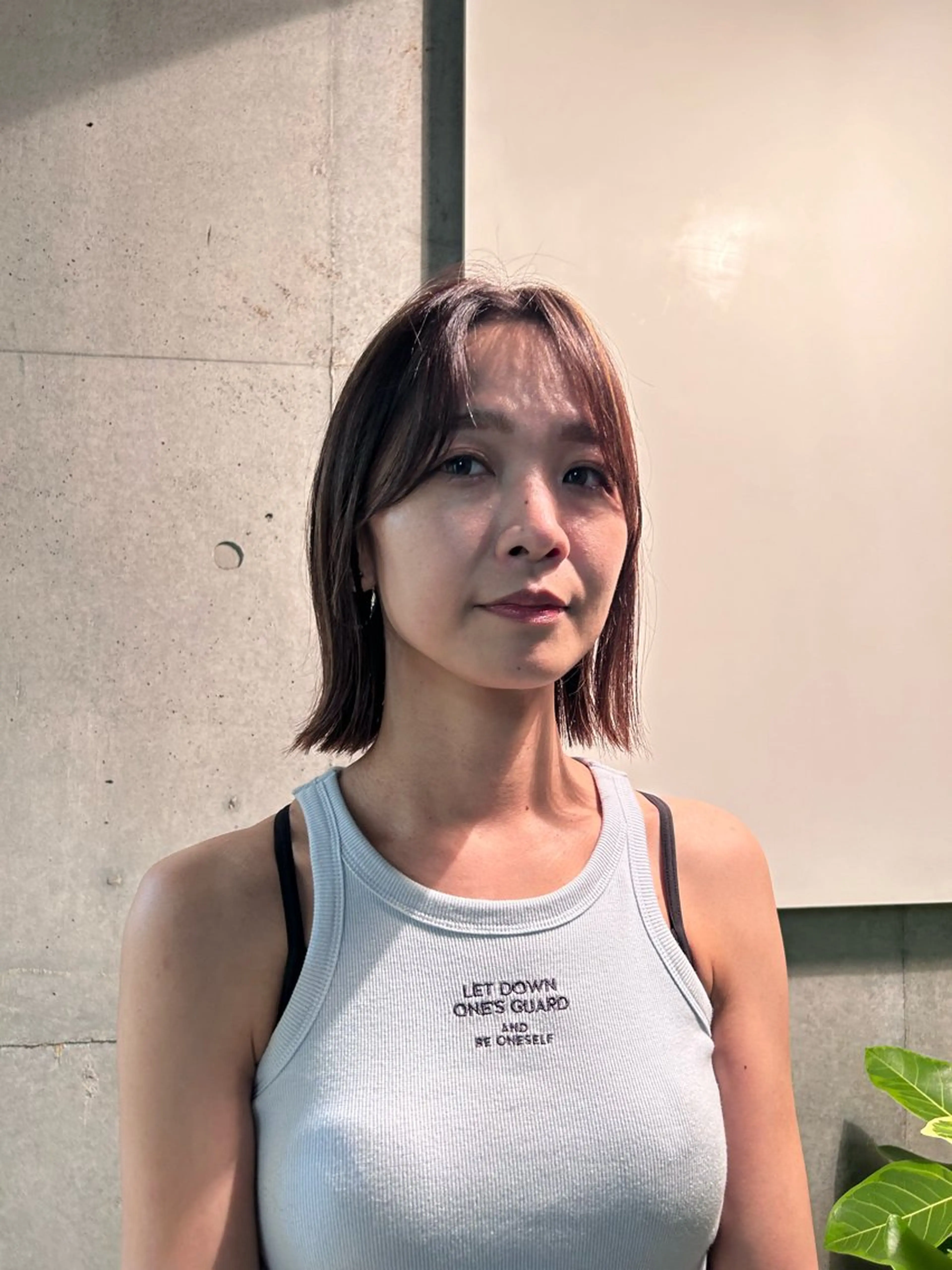 ミディアム 切りっぱなしボブ ショートボブ ボブ 外ハネヘア カット トリートメント 🌿ボブ パーマ高橋啓太🌿のヘアスタイル