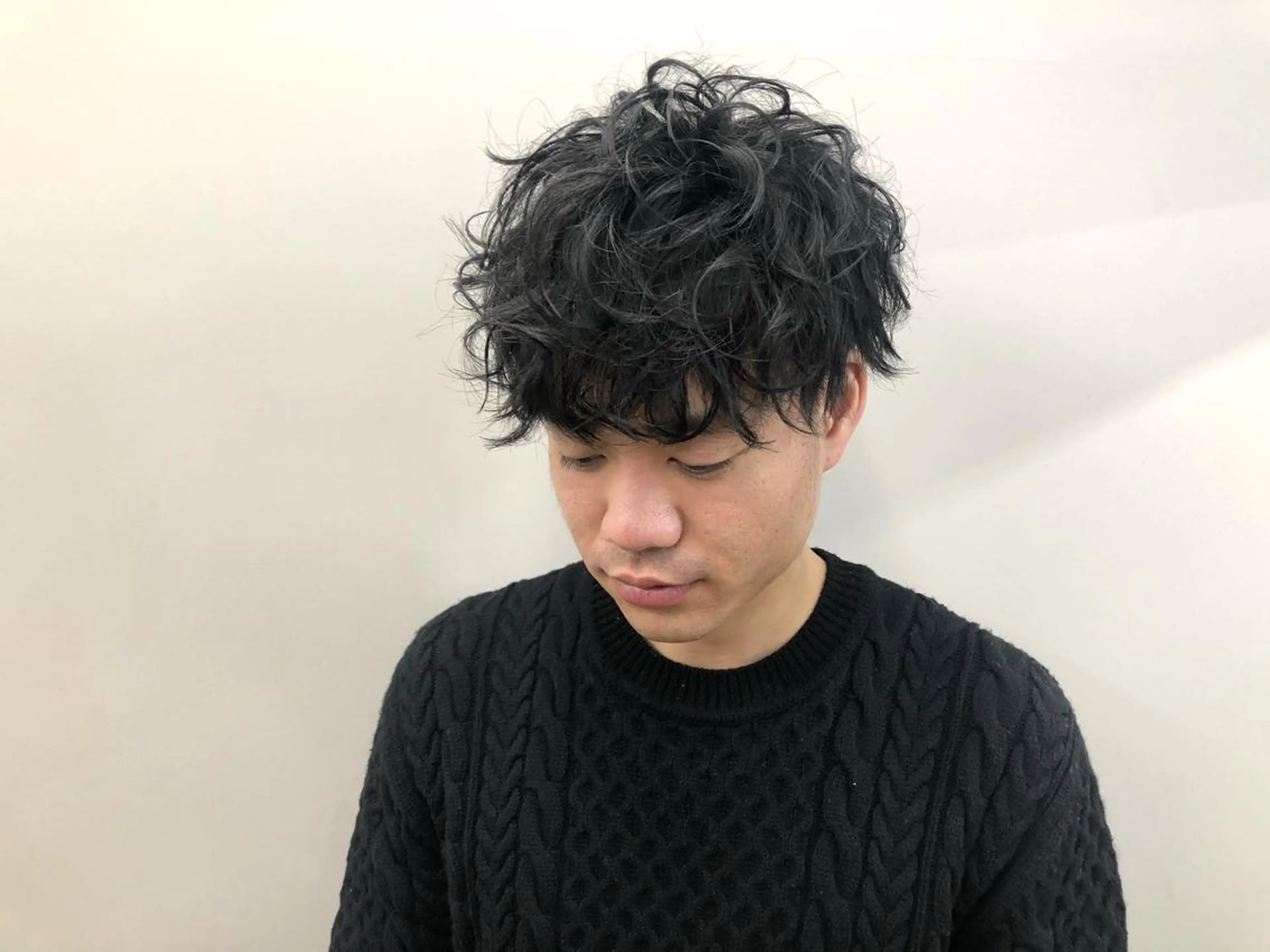 ショート パーマ メンズ カット パーマ 関 京磨のヘアスタイル