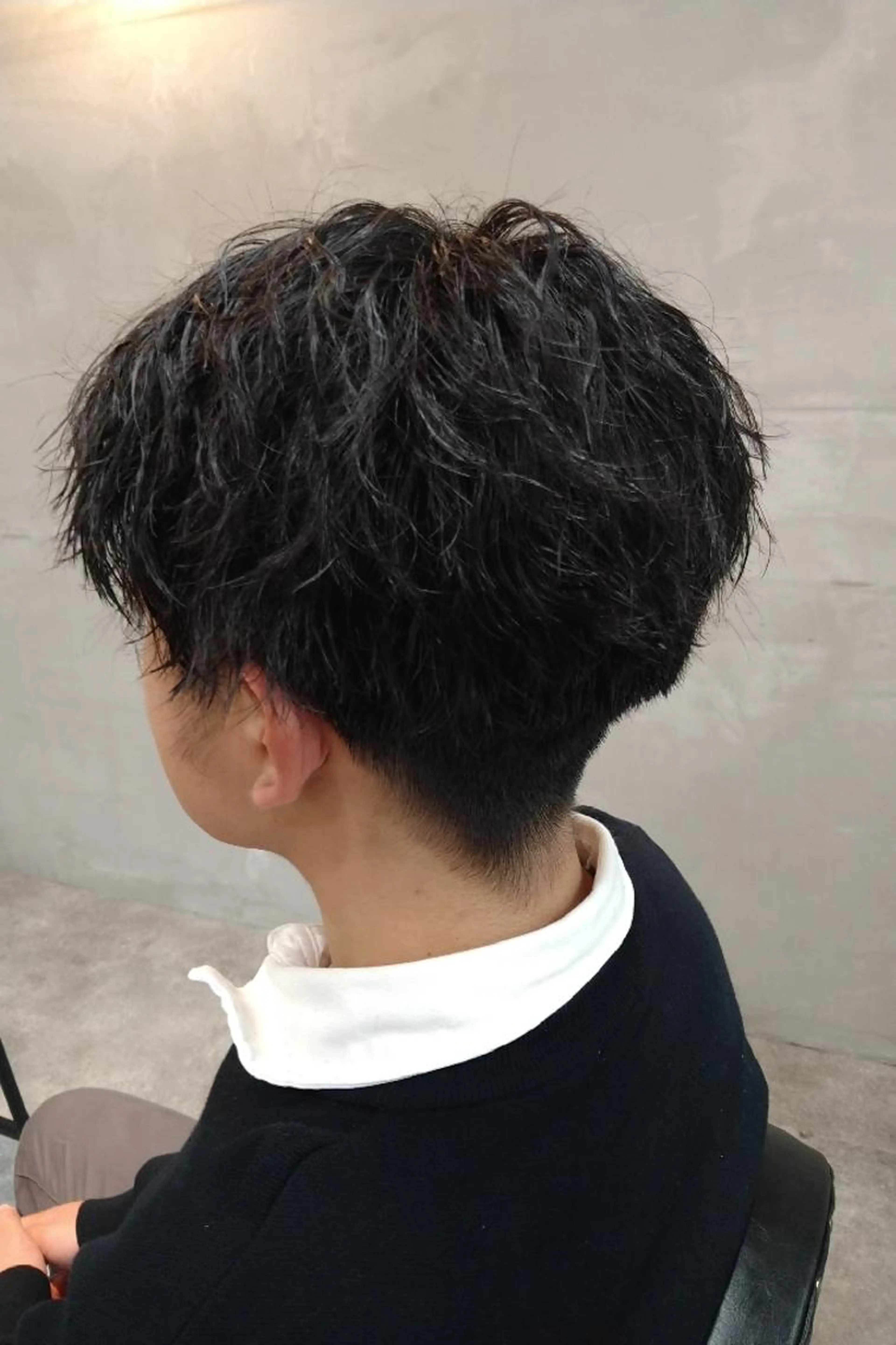 メンズパーマの写真