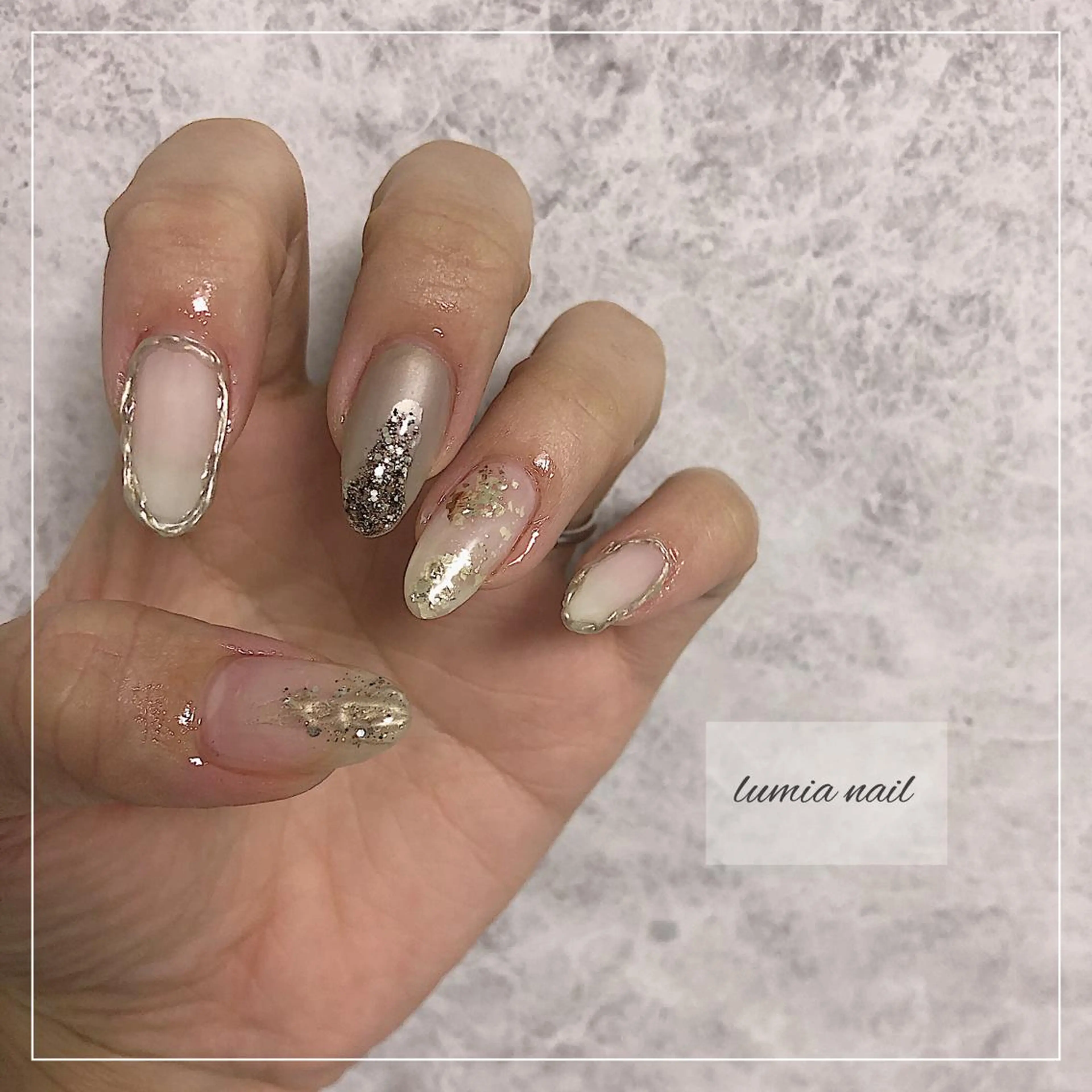 ネイル nail&eyelash Rine所属・Rine 放出 (リネ)のネイルデザイン