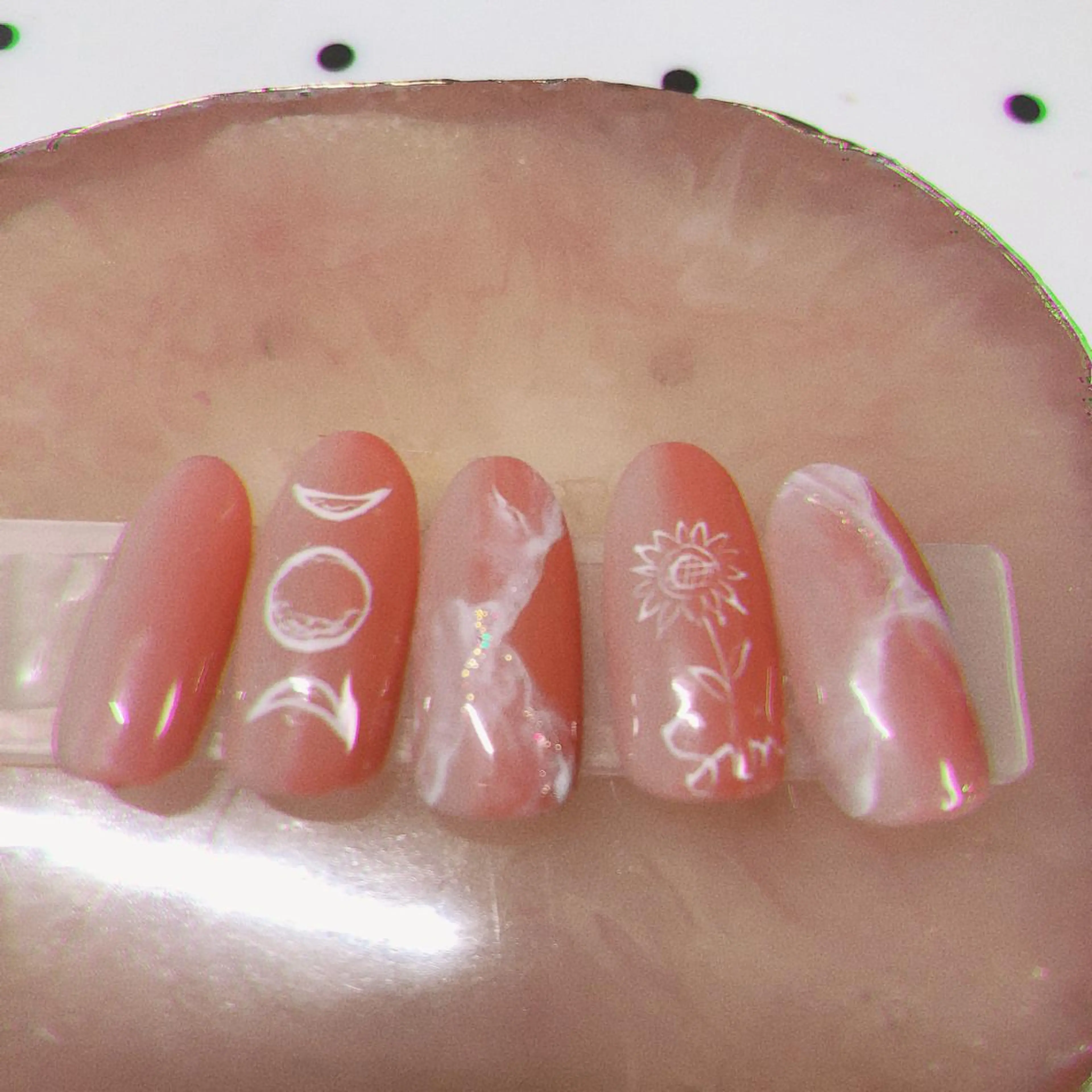 ネイル ニュアンスネイル 奥園 良恵のネイルデザイン