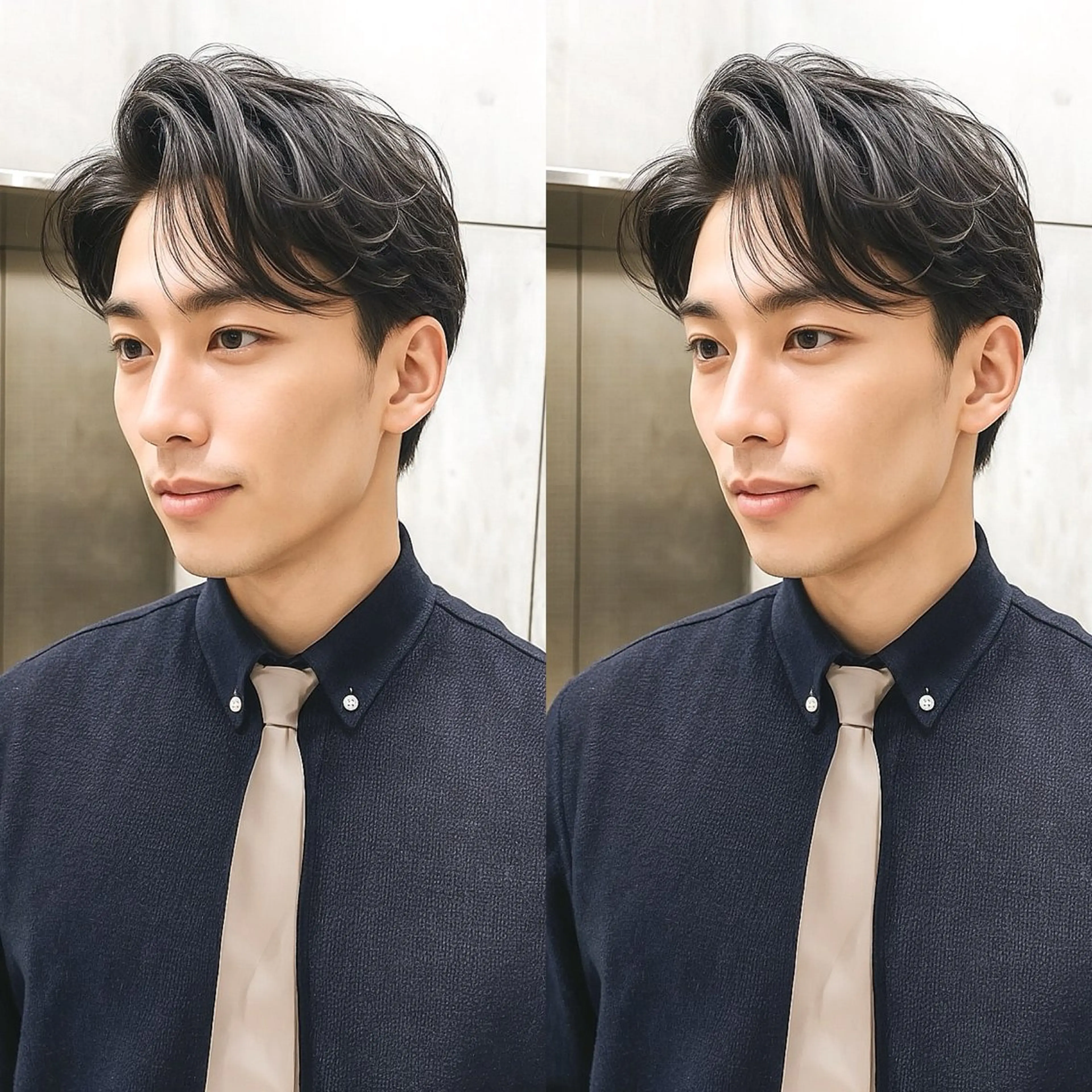 パーマ メンズ ビジネス メンズパーマ AI 高田馬場店のヘアスタイル