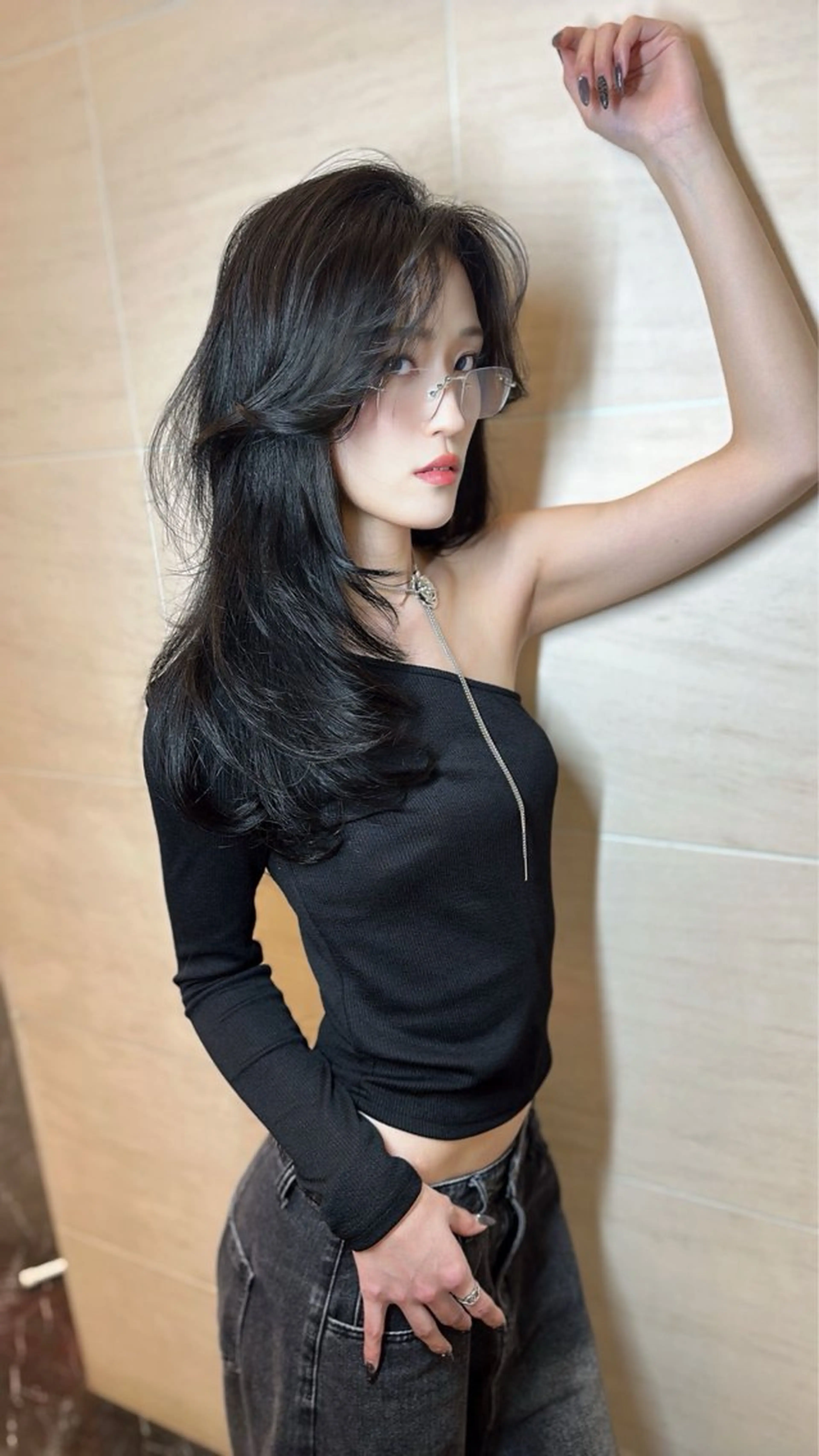 ロング カット ヘアカラー トリートメント 中韓🇨🇳🇰🇷 🤍TAKAHIROのヘアスタイル