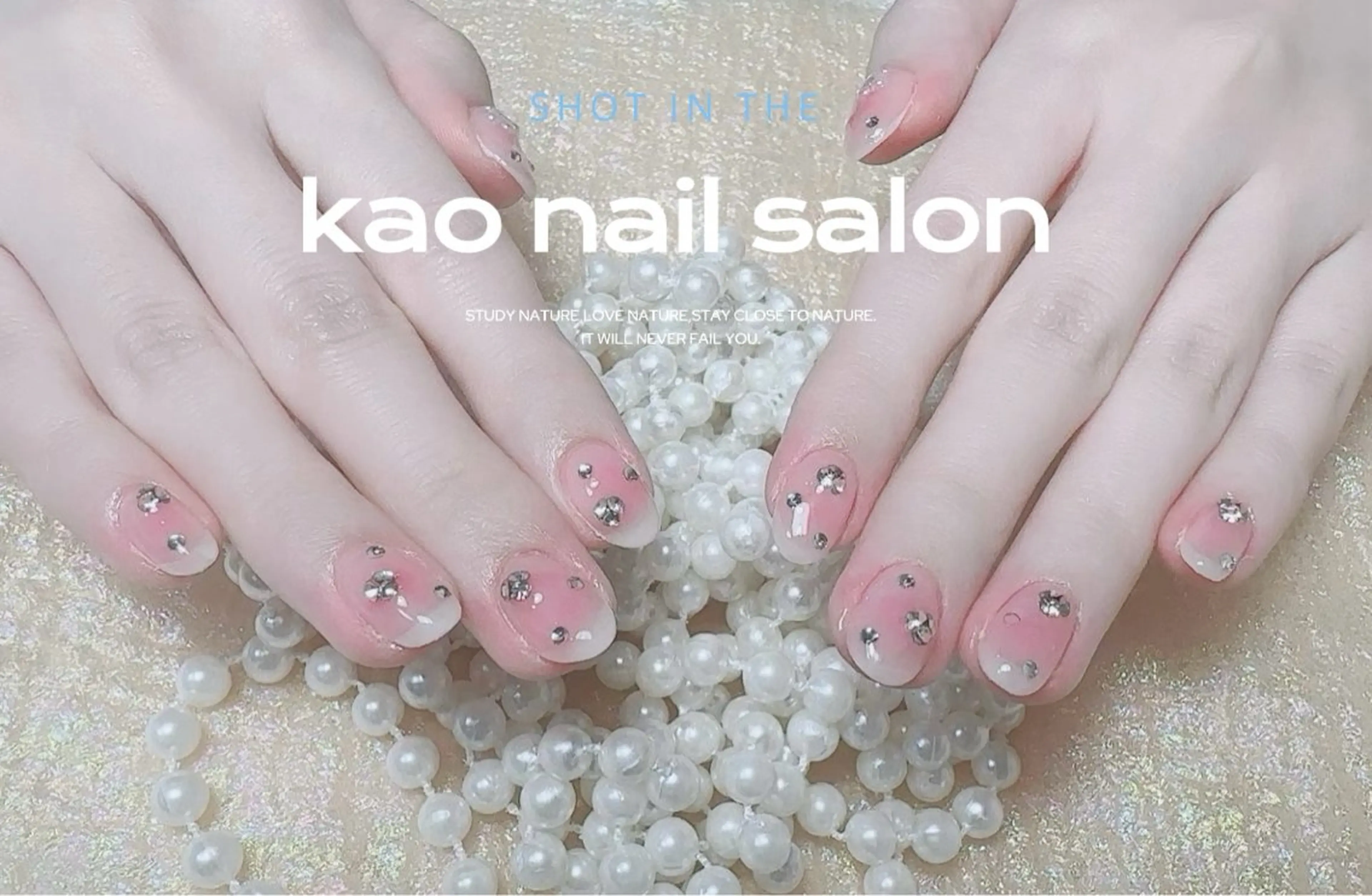 ネイル ハンドネイル kao nail マグネット/長さだしのネイルデザイン