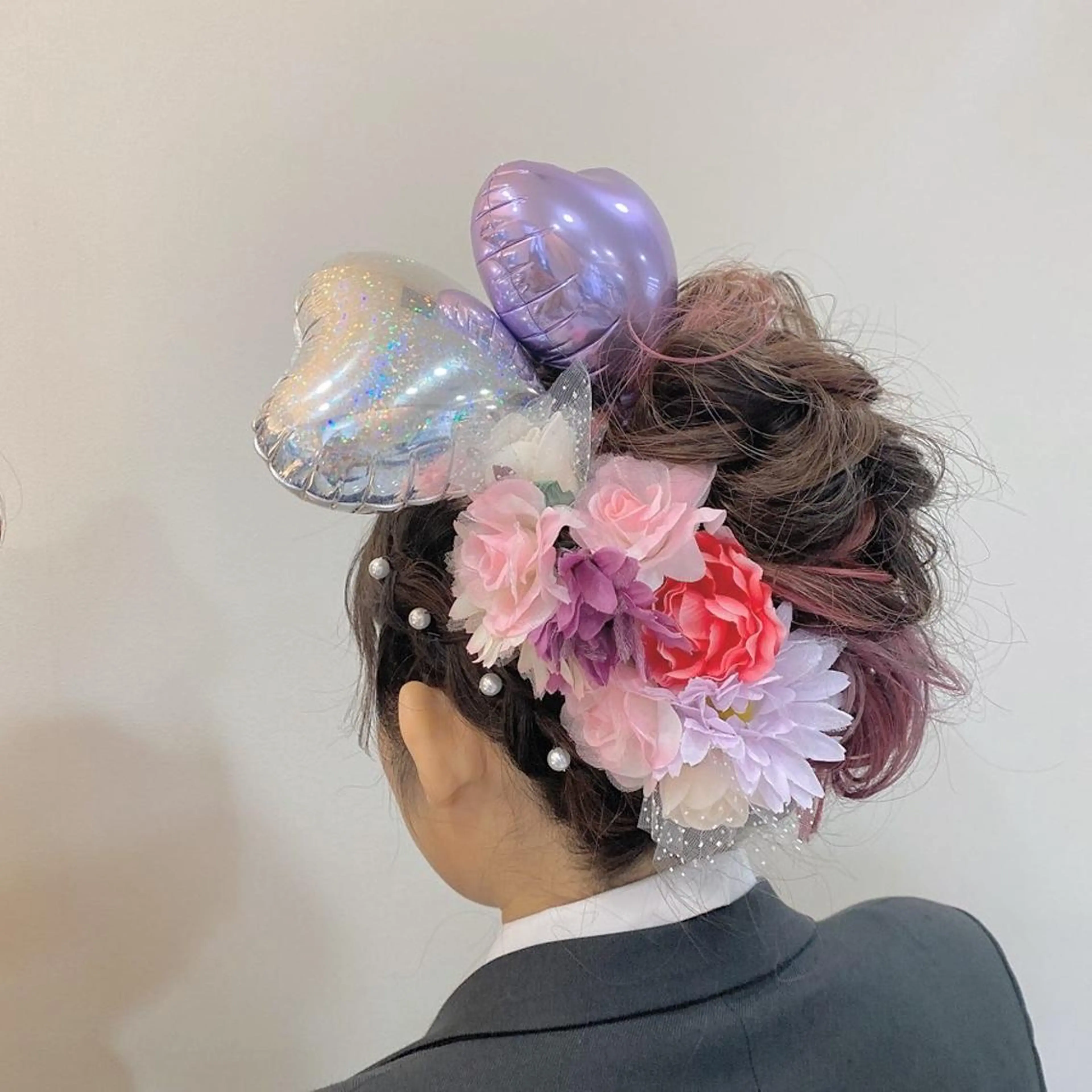 ヘアアレンジ シールエクステ✨️韓 国羽エクステ🪽和希のヘアスタイル