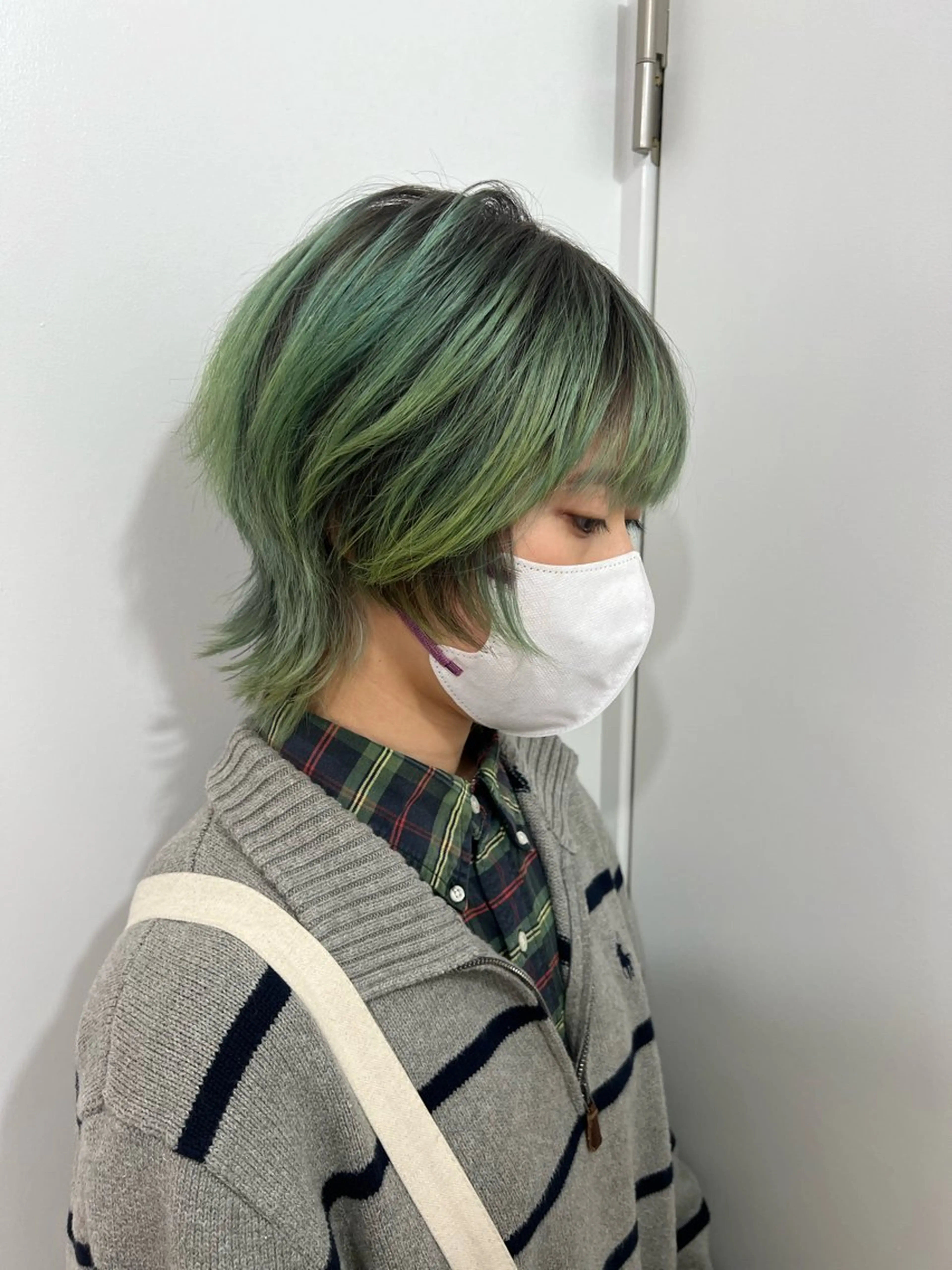 ショート ヘアカラー トリートメント 💥ウルフカット デザインあんな💥のヘアスタイル