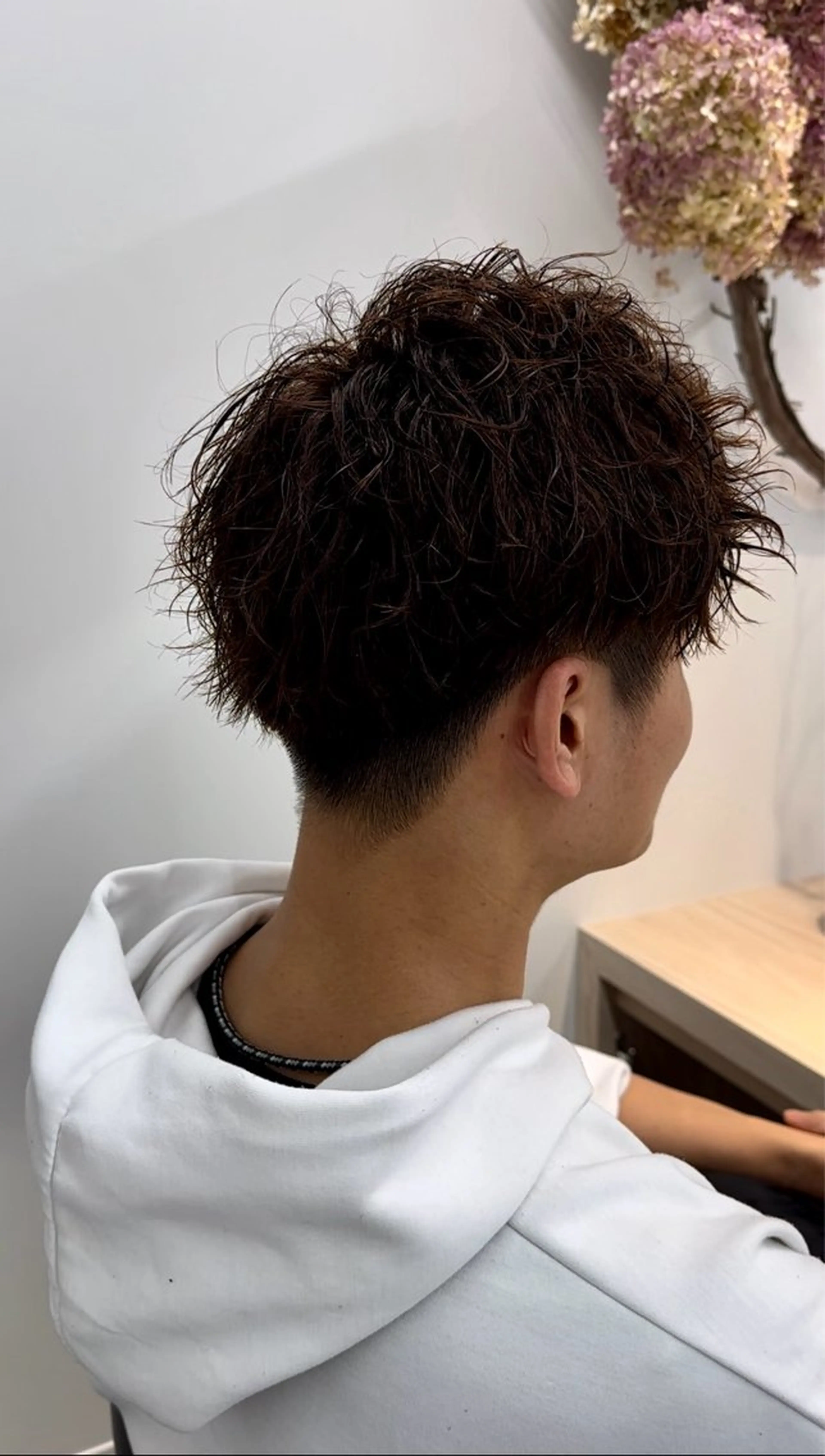 ショート パーマ メンズ カット パーマ 奥東巧真 /パーマスタイル✨のヘアスタイル