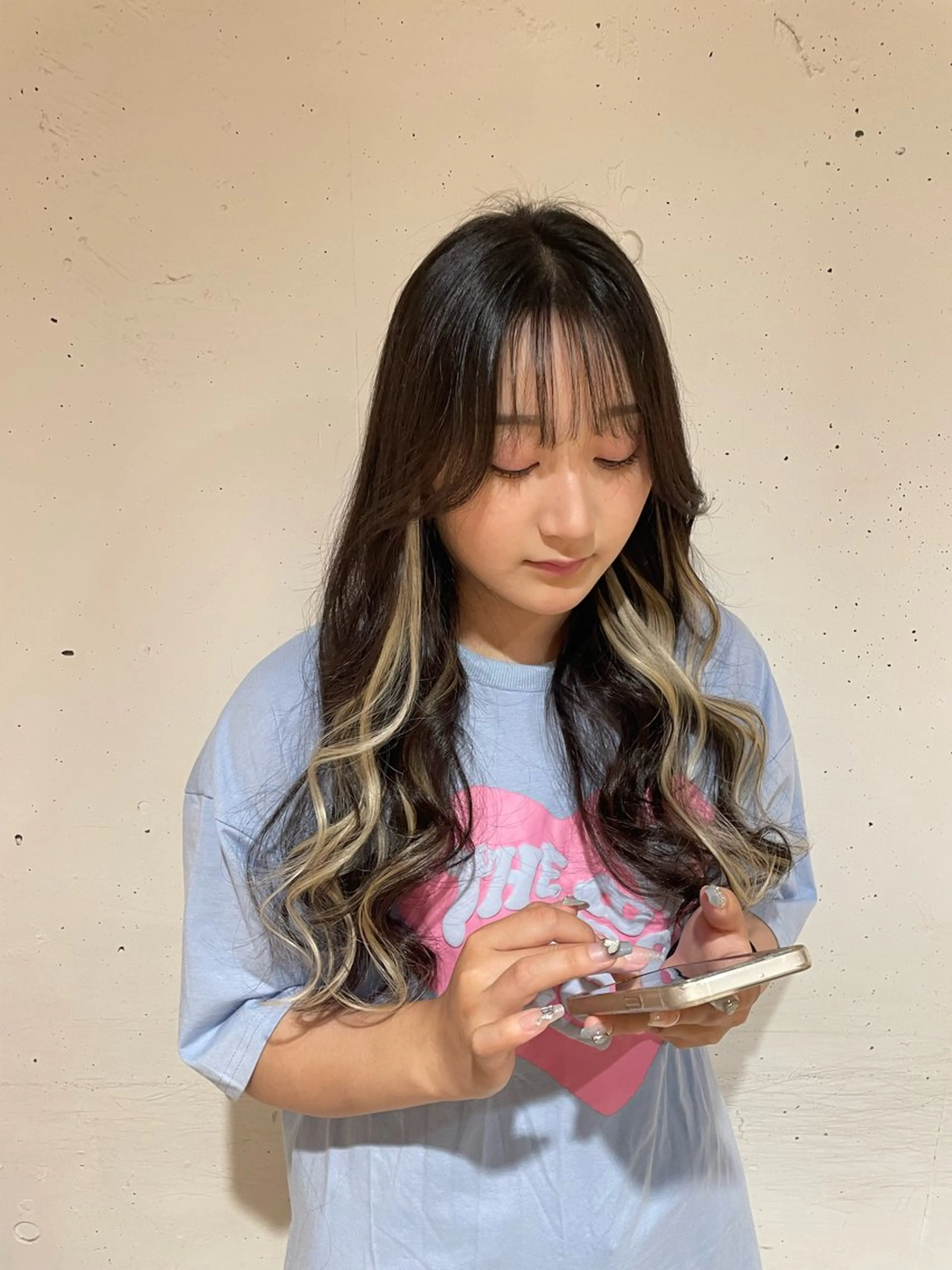 セミロング カラー ヘアアレンジ カット エクステ ヘアセット 髪質改善/縮毛/新宿 🫧SUZUKA🫧のヘアスタイル