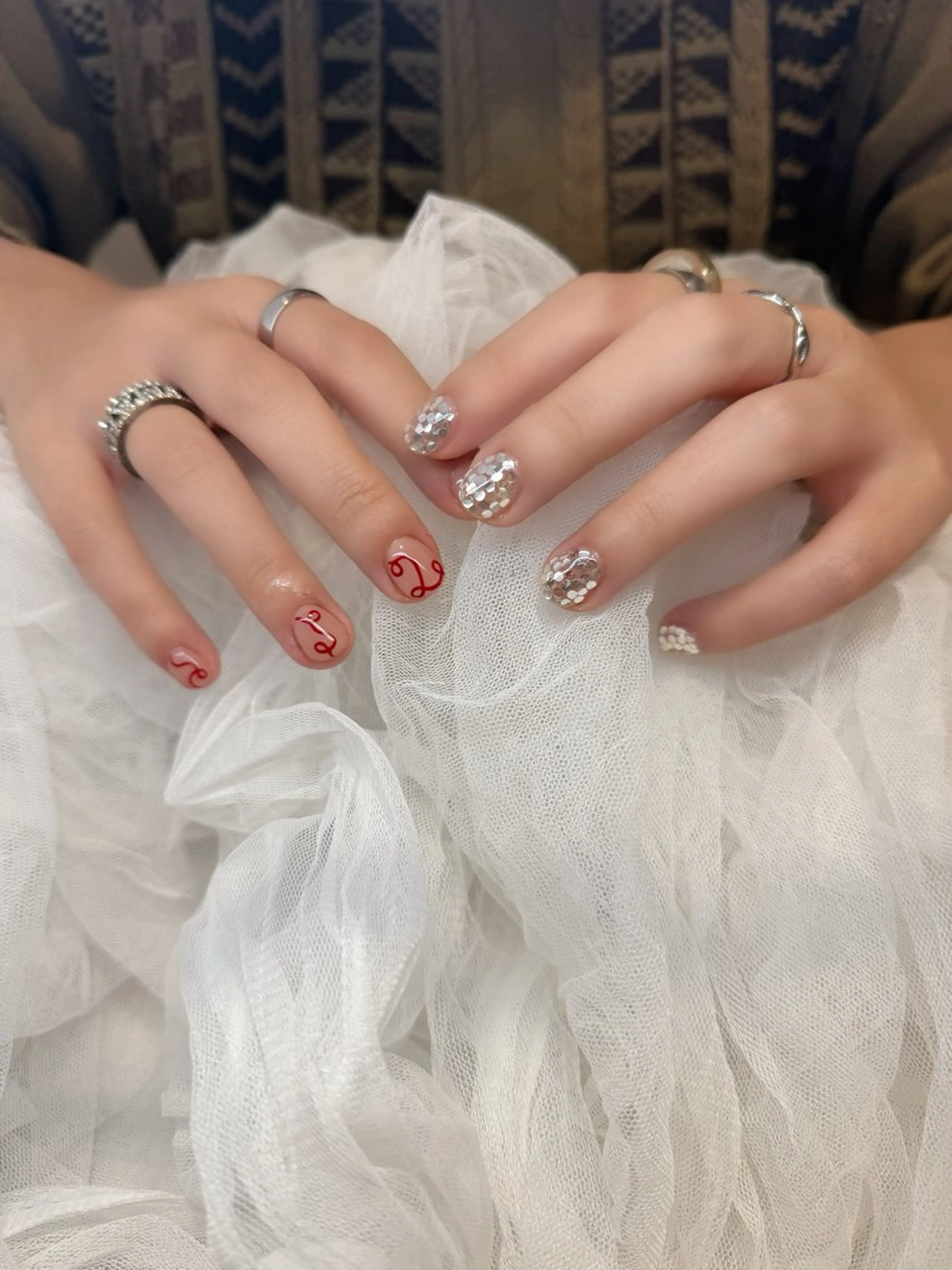 ネイル ハンドネイル 新井 ひなののネイルデザイン