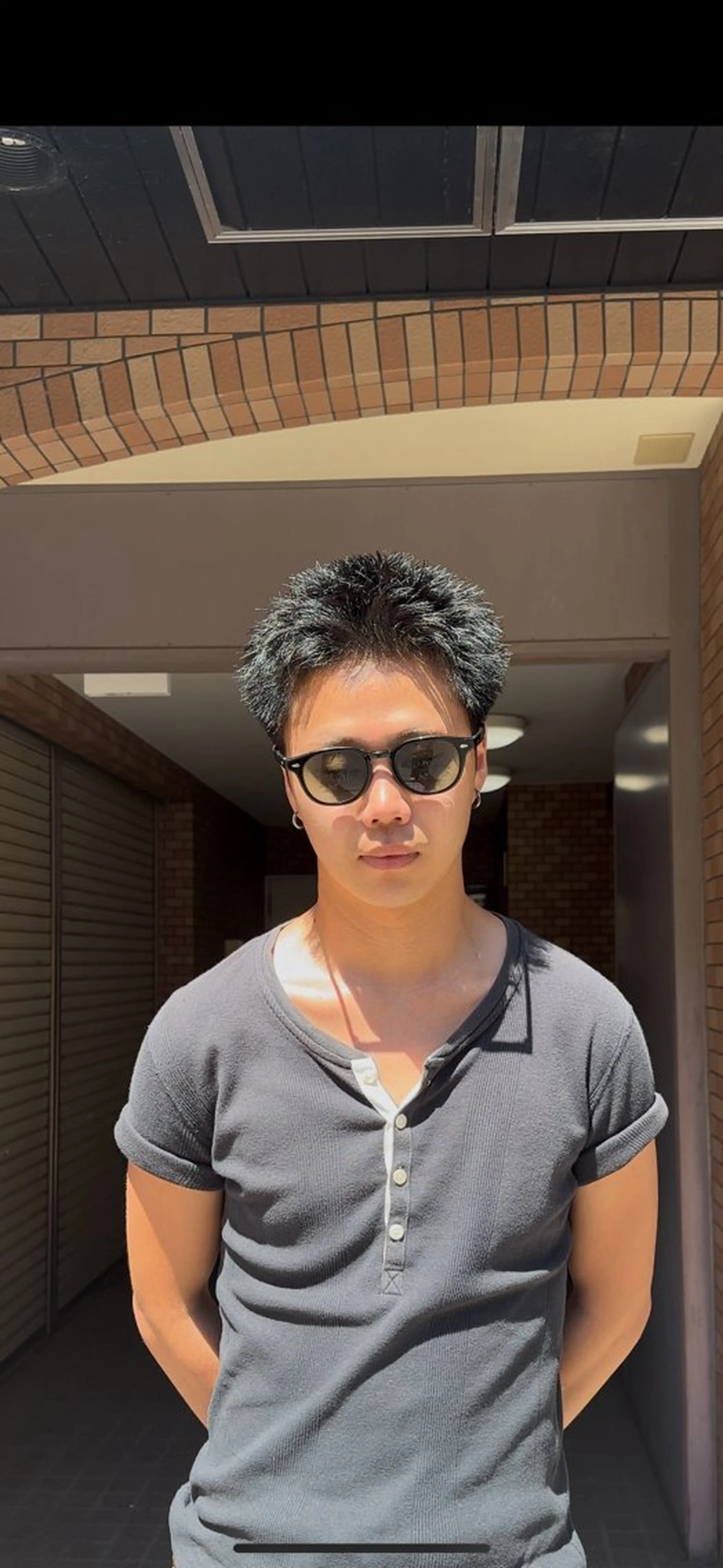 ショート メンズ カット メンズ特化/フェザー パーマ  和哉のヘアスタイル