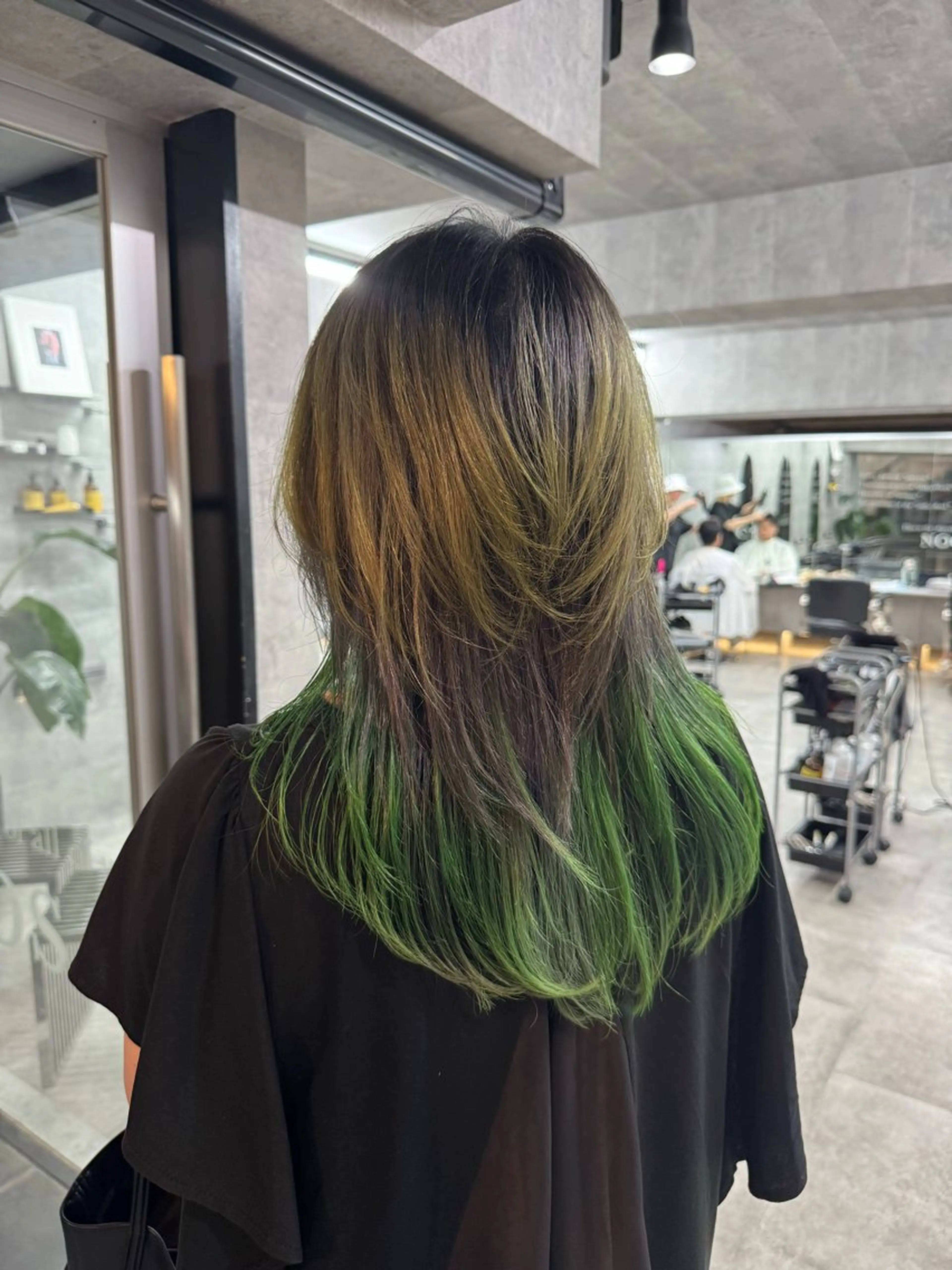 カラー あなたのお悩み改善" You"💚❤️💛のヘアスタイル