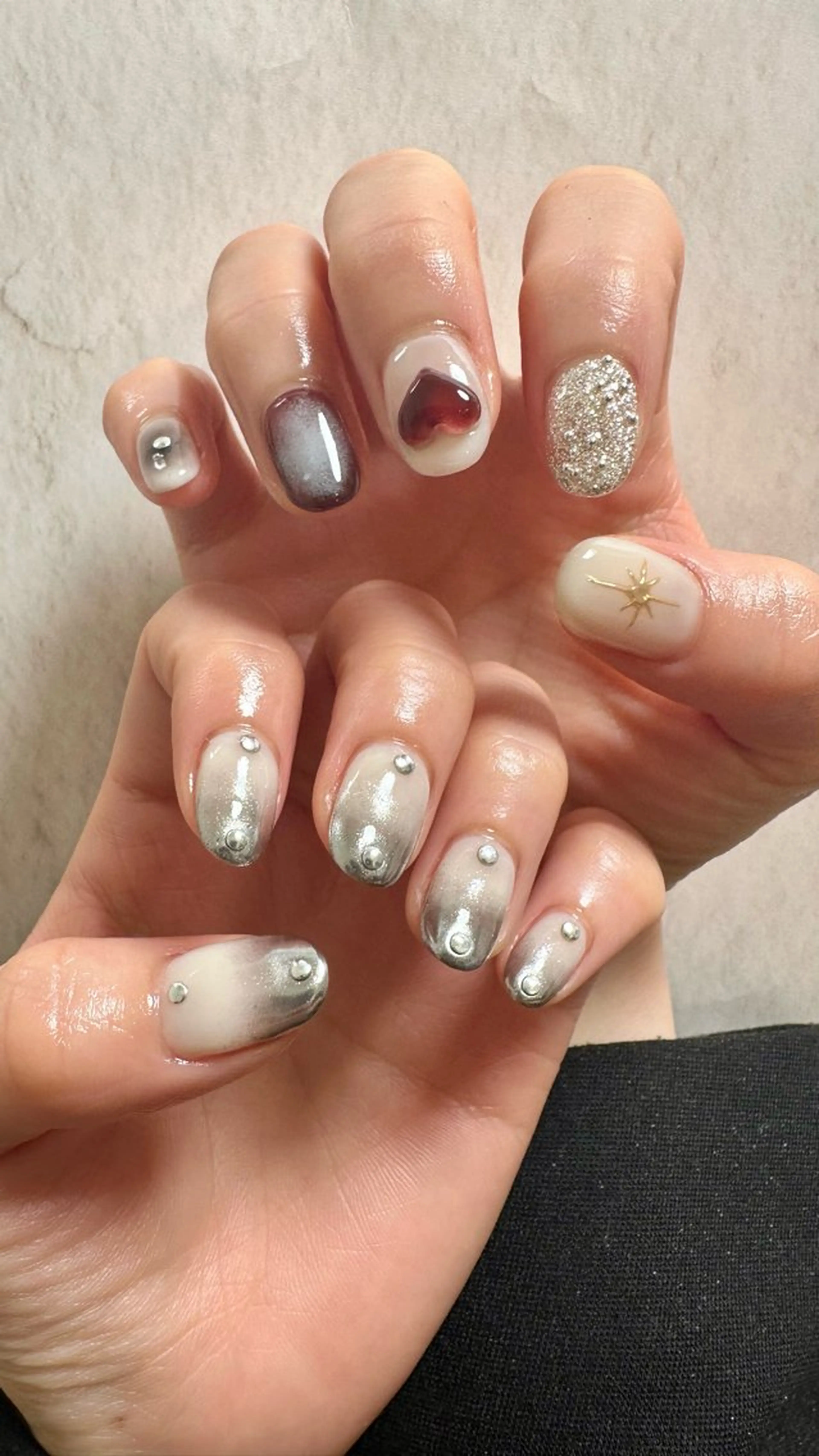 ネイル ニュアンスネイル ハンドネイル ハンドケア Atelier Ariのネイルデザイン