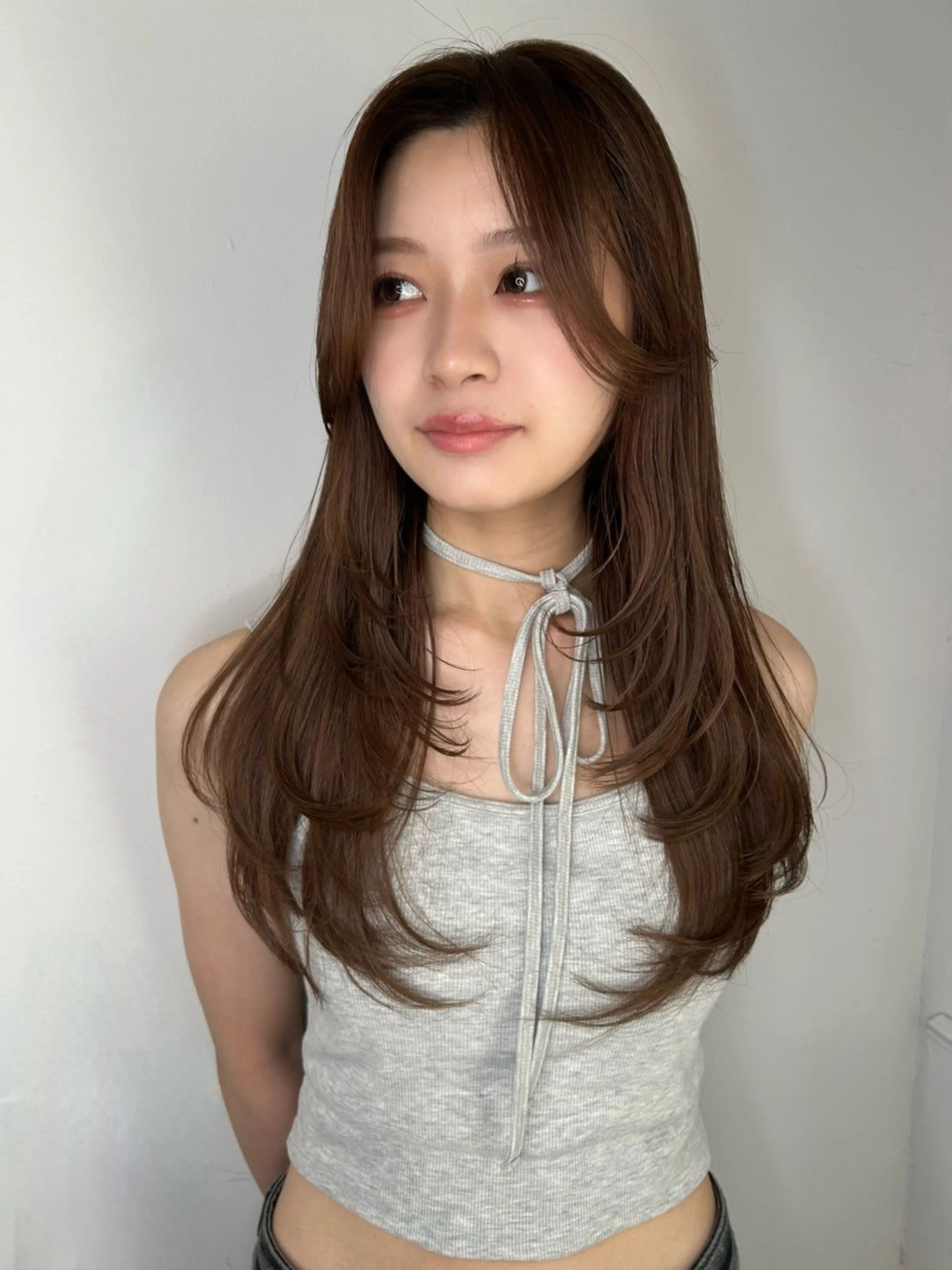 ロング カラー land所属・透明感カラー/レイヤ ー🌙Honokaのヘアスタイル