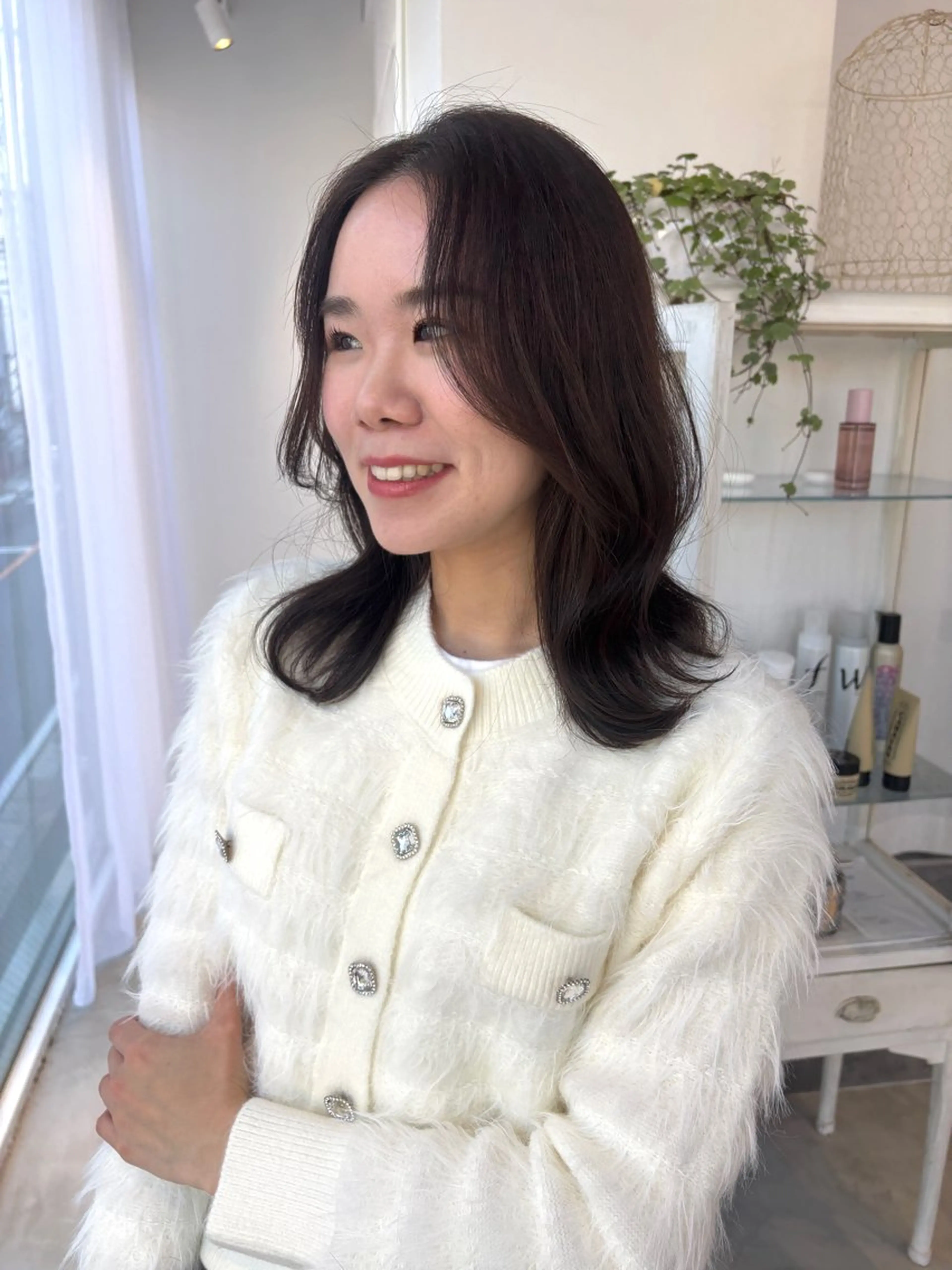 ミディアム カラー カット ヘアカラー 薬院浄水通/ショート /ボブ/rukaのヘアスタイル