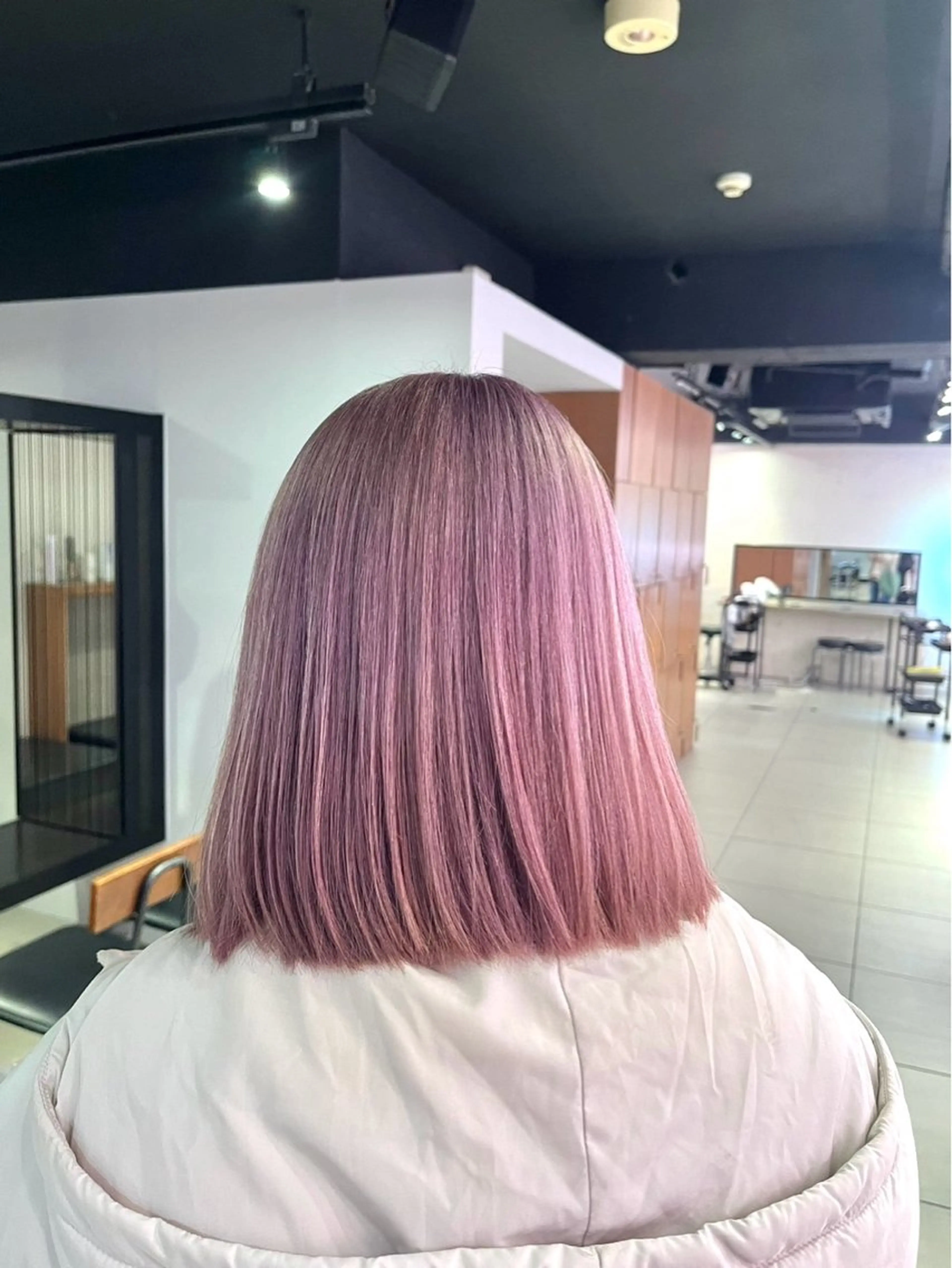 ミディアム ヘアカラー きど ゆうきのヘアスタイル