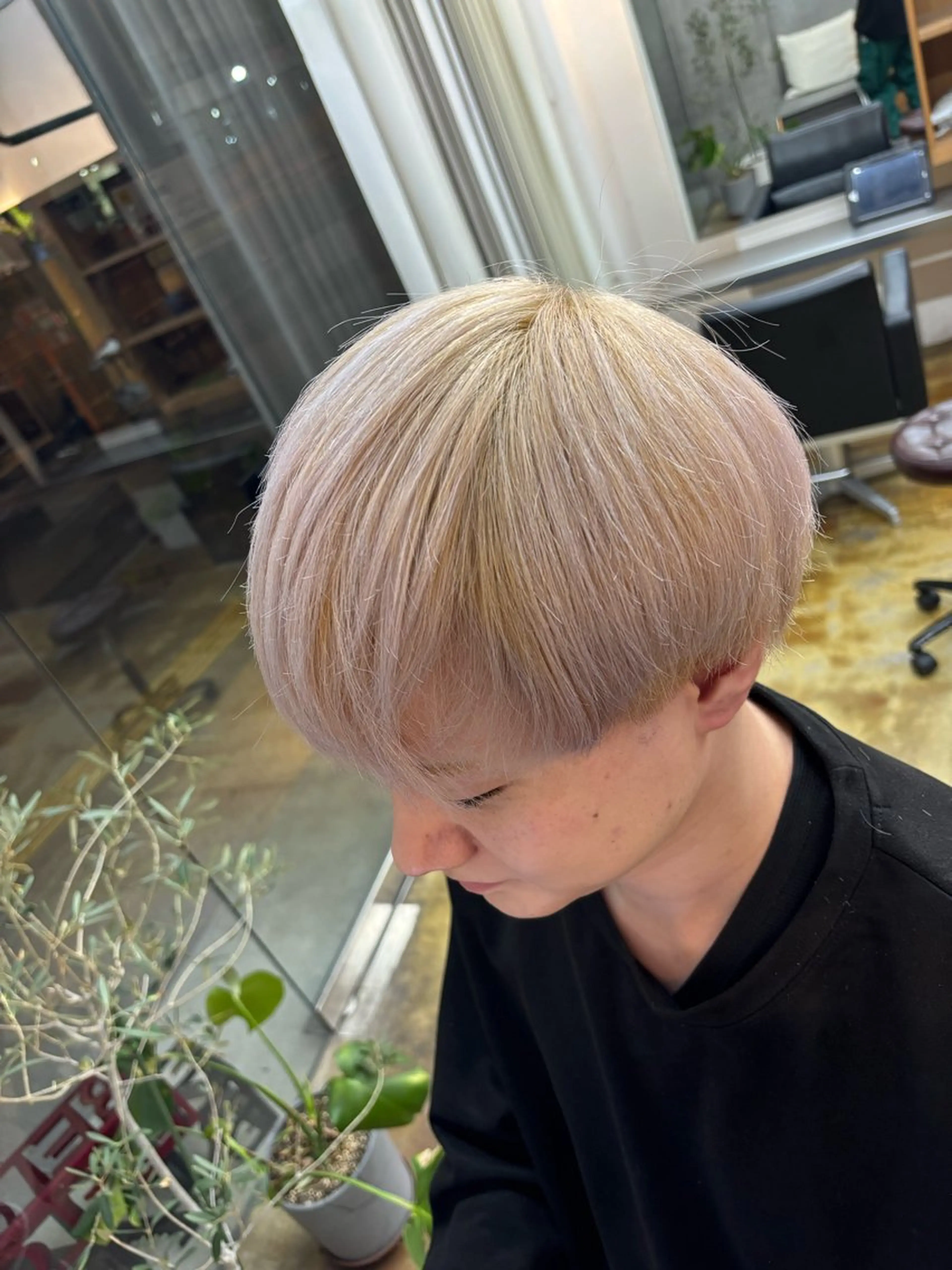 カラー メンズ トレンドパーマ /大阪/福島駅/りなのヘアスタイル