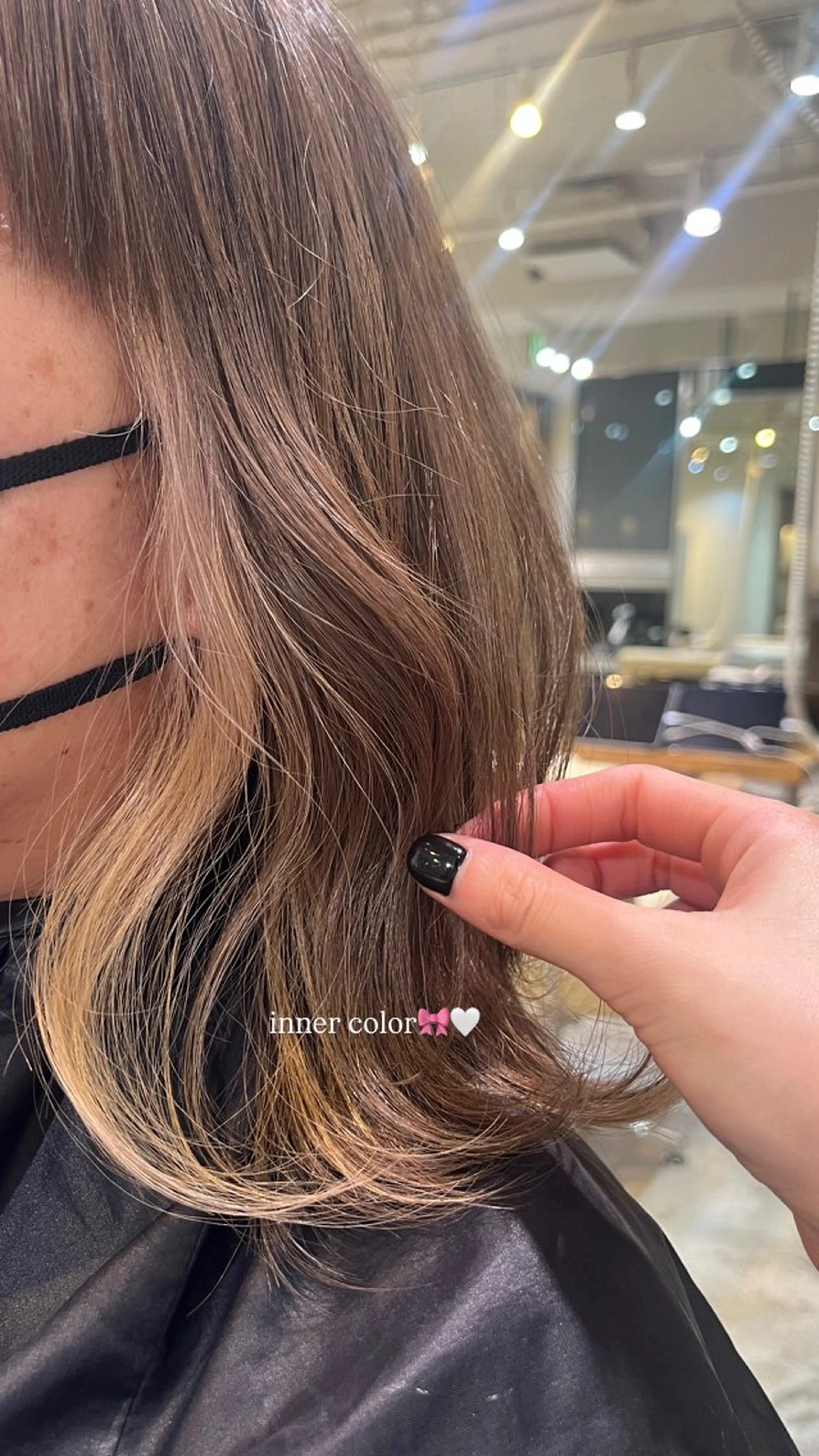 カラー morita yunaのヘアスタイル