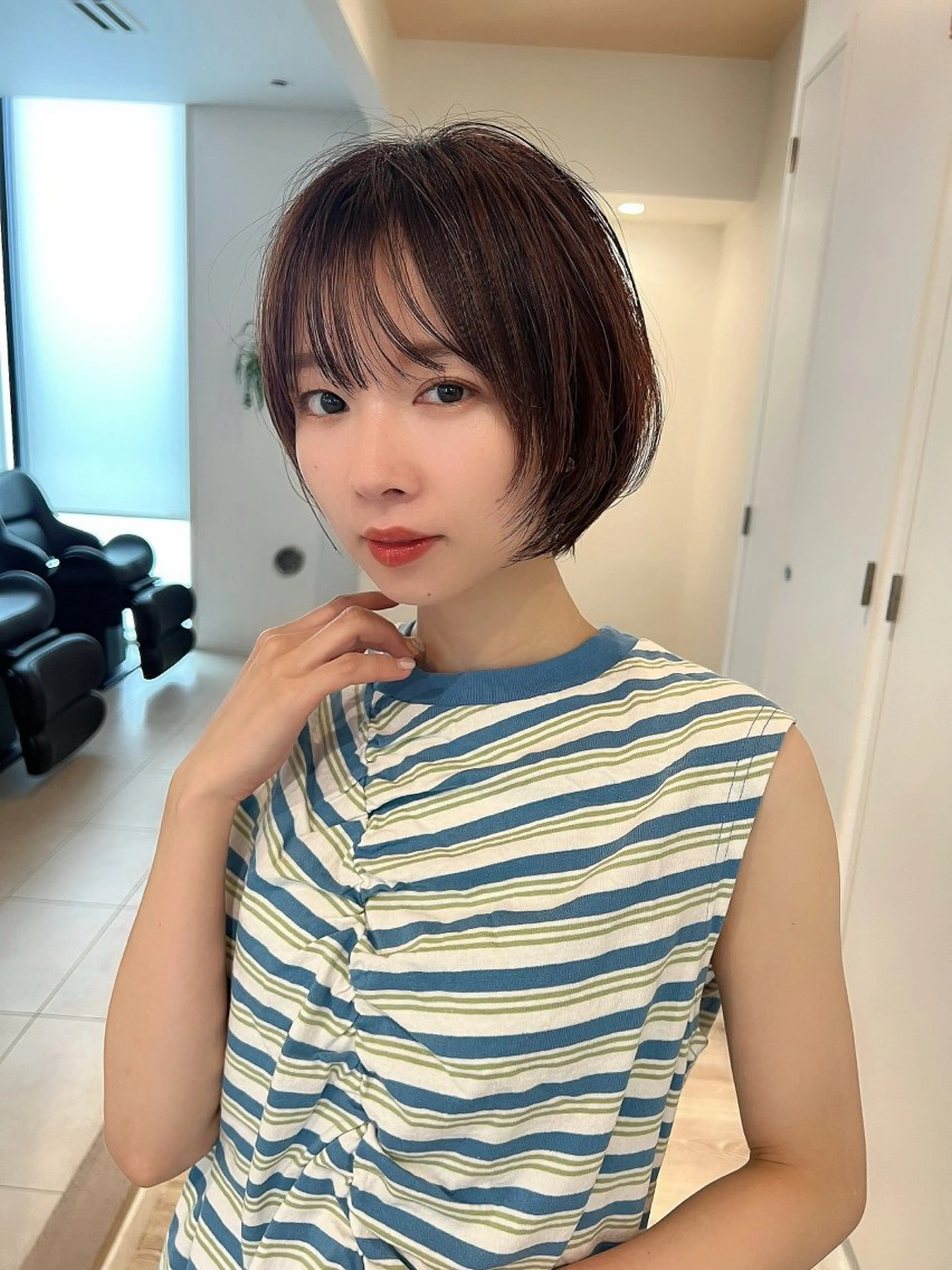 ✨✨カット➕カラー＋白髪ぼかしハイライト✨✨※顔出し🆗動画撮影🆗10センチ以上カット🆗SNS投稿🆗の写真