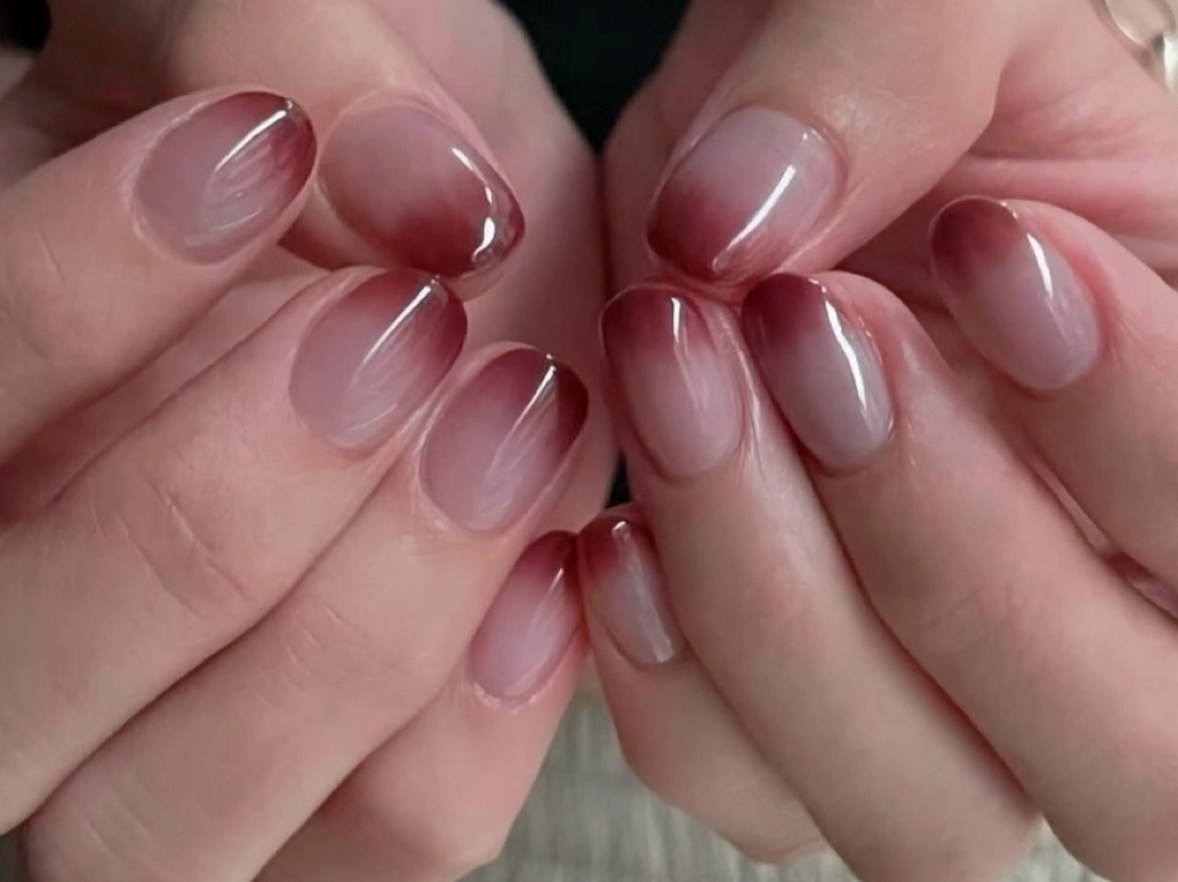 ★カラーグラデーションネイルの写真