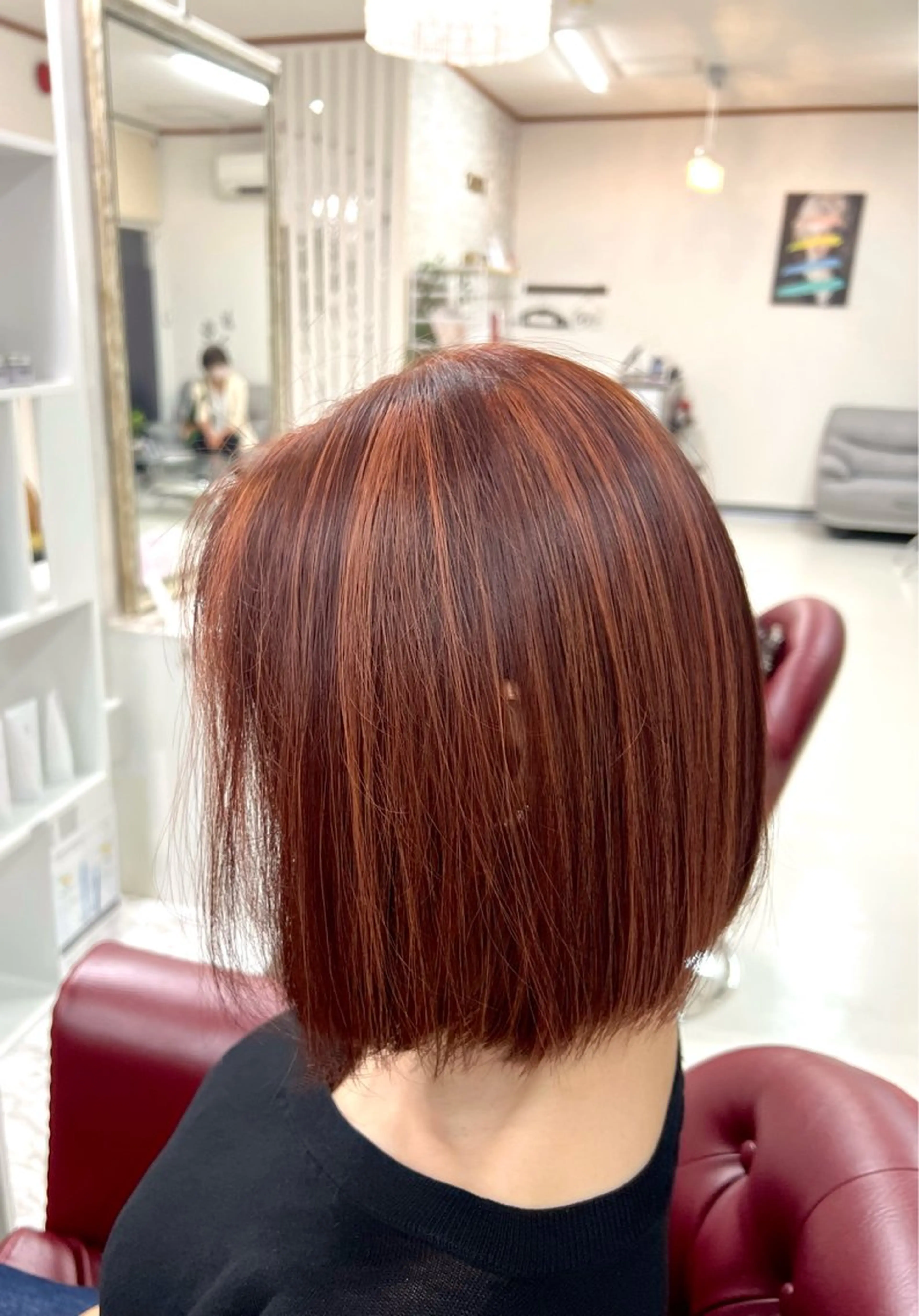 ショート カラー ハイライトカラー ハイライト KEN 🌟のヘアスタイル