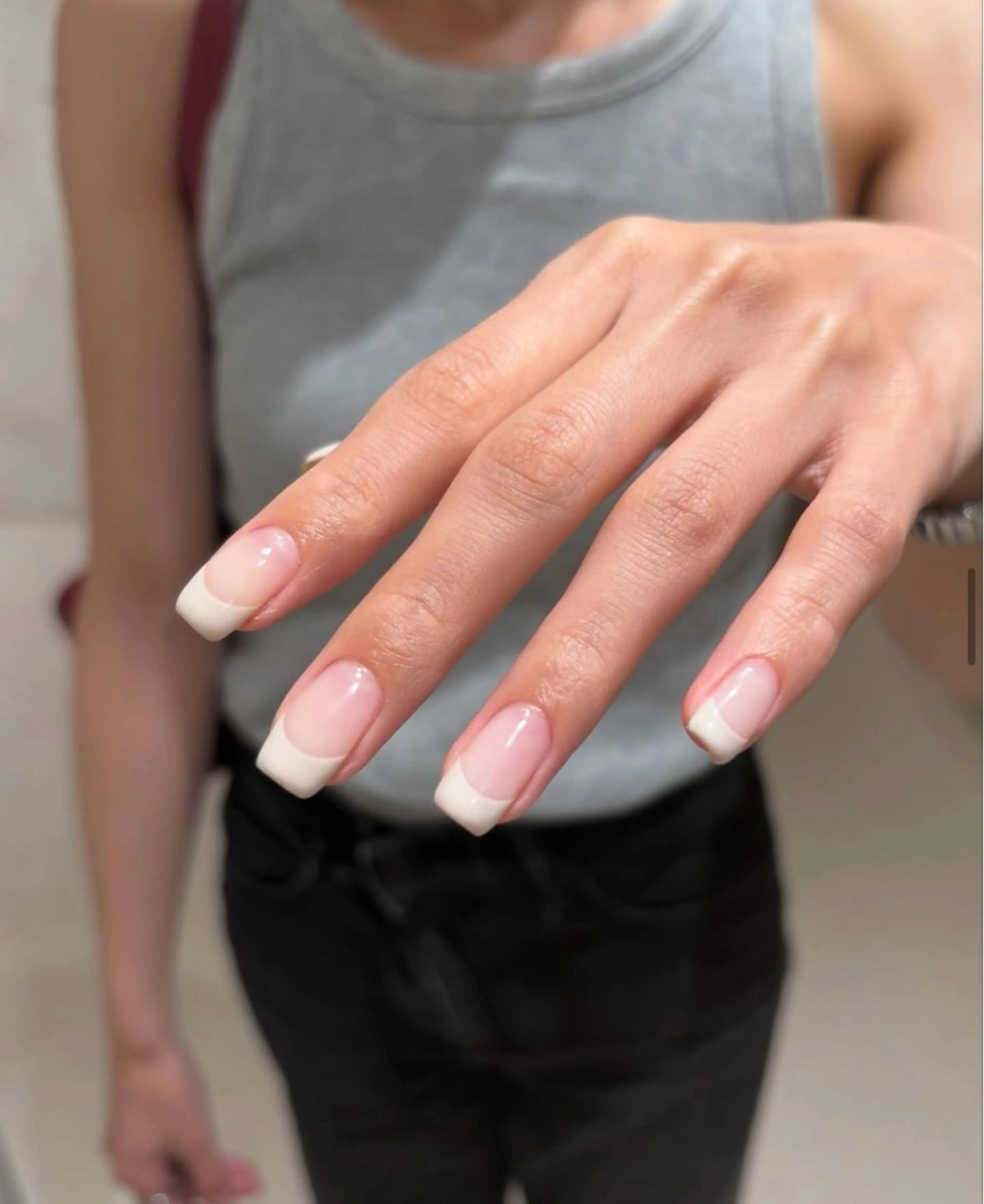 フレンチ ハンド オフありの写真