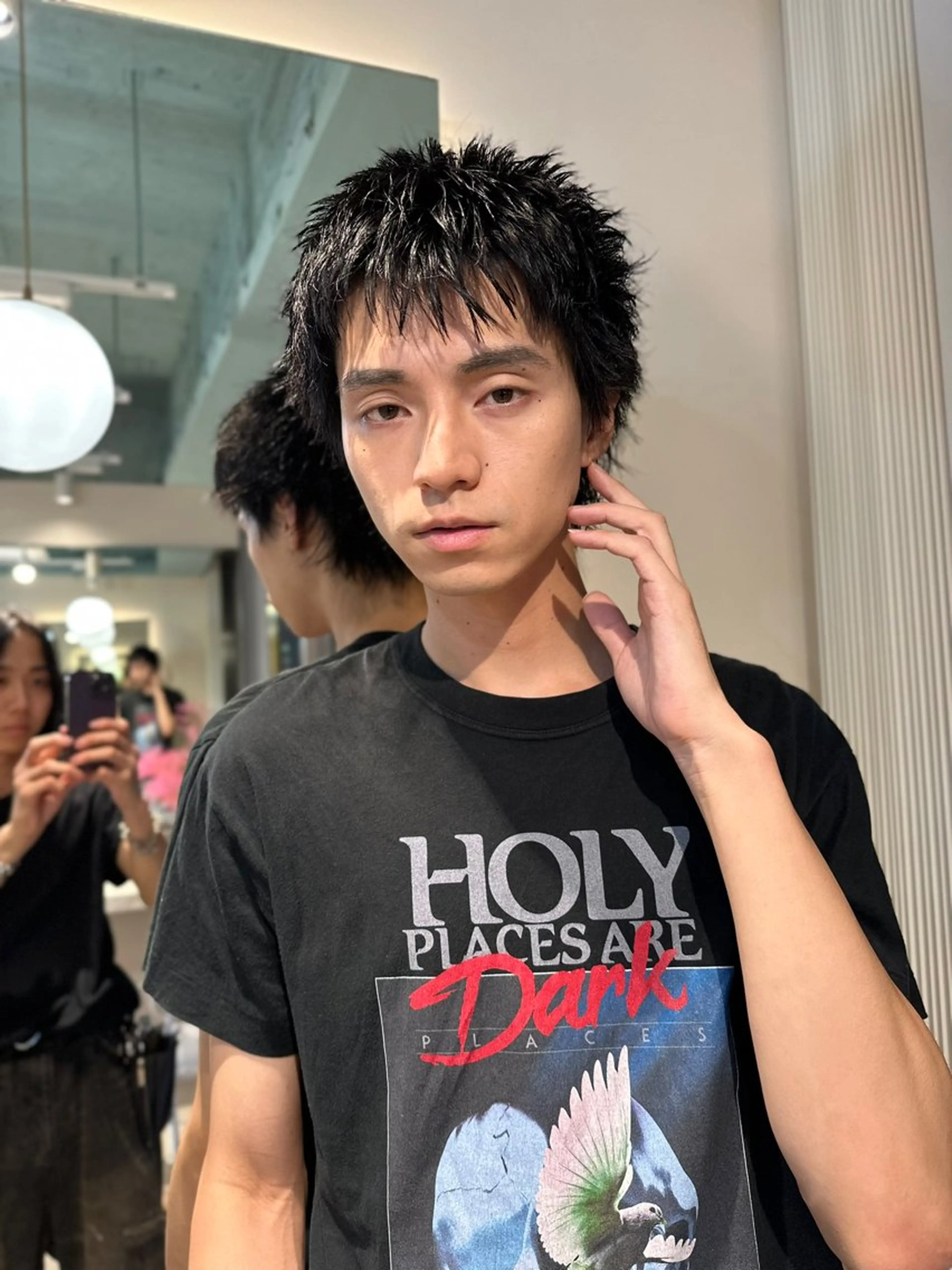 ショート メンズ 渋谷/メンズパーマ/ ミディアム/田代昂平のヘアスタイル