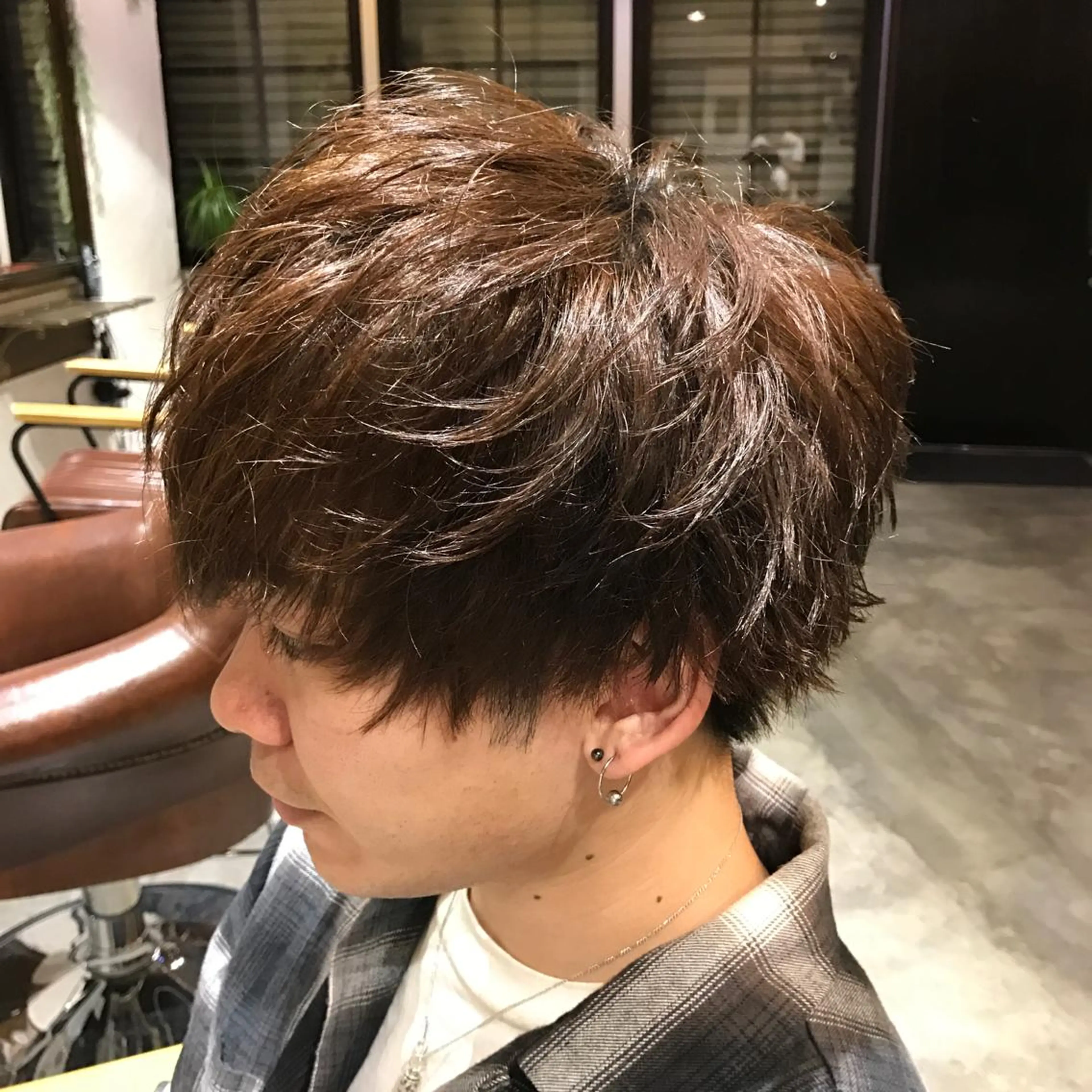 メンズ カット familiar BOND所属・佐々木陸斗 ショート&メンズのヘアスタイル