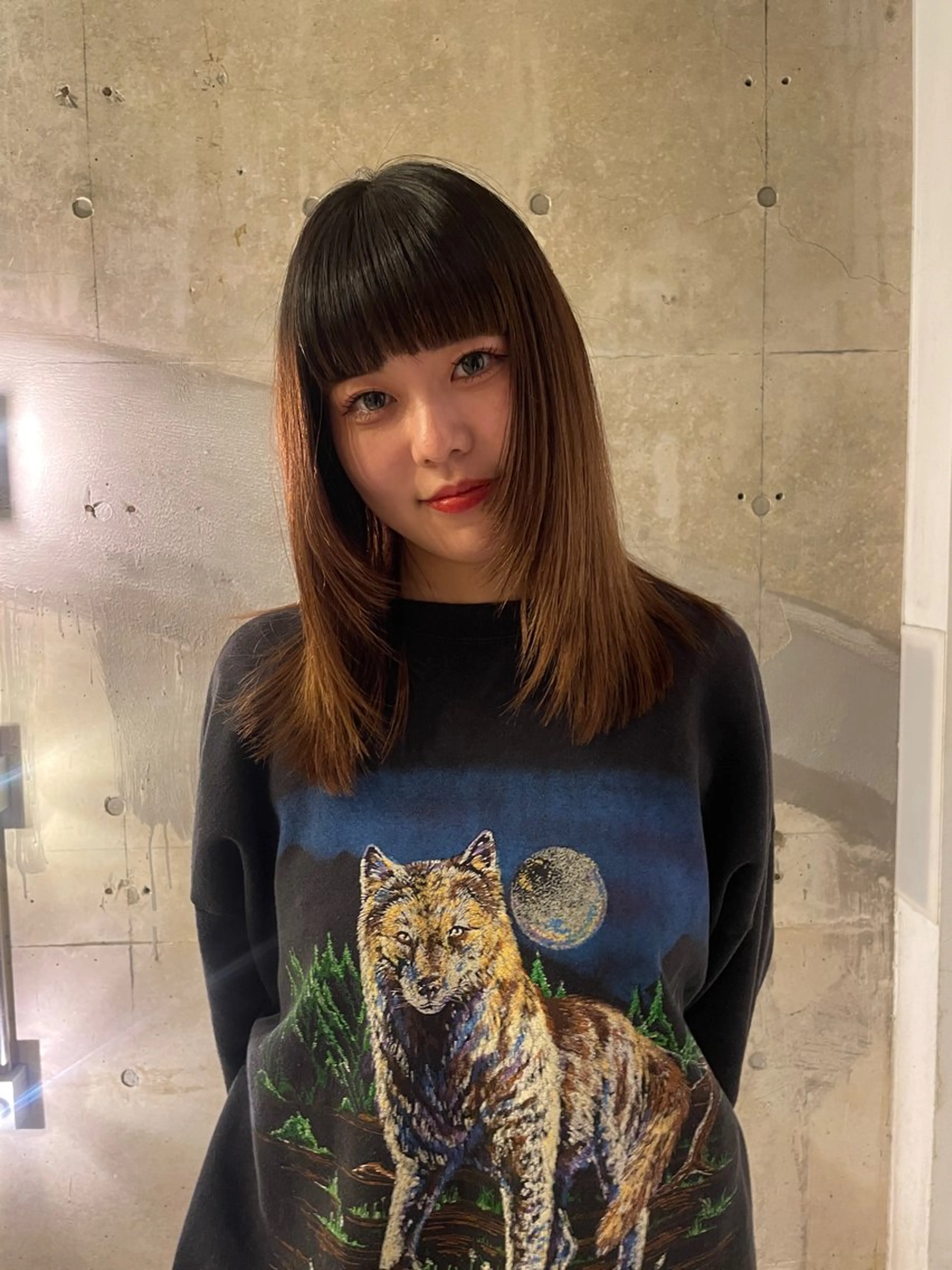 セミロング luxe所属・luxe表参道 Aoiのヘアスタイル