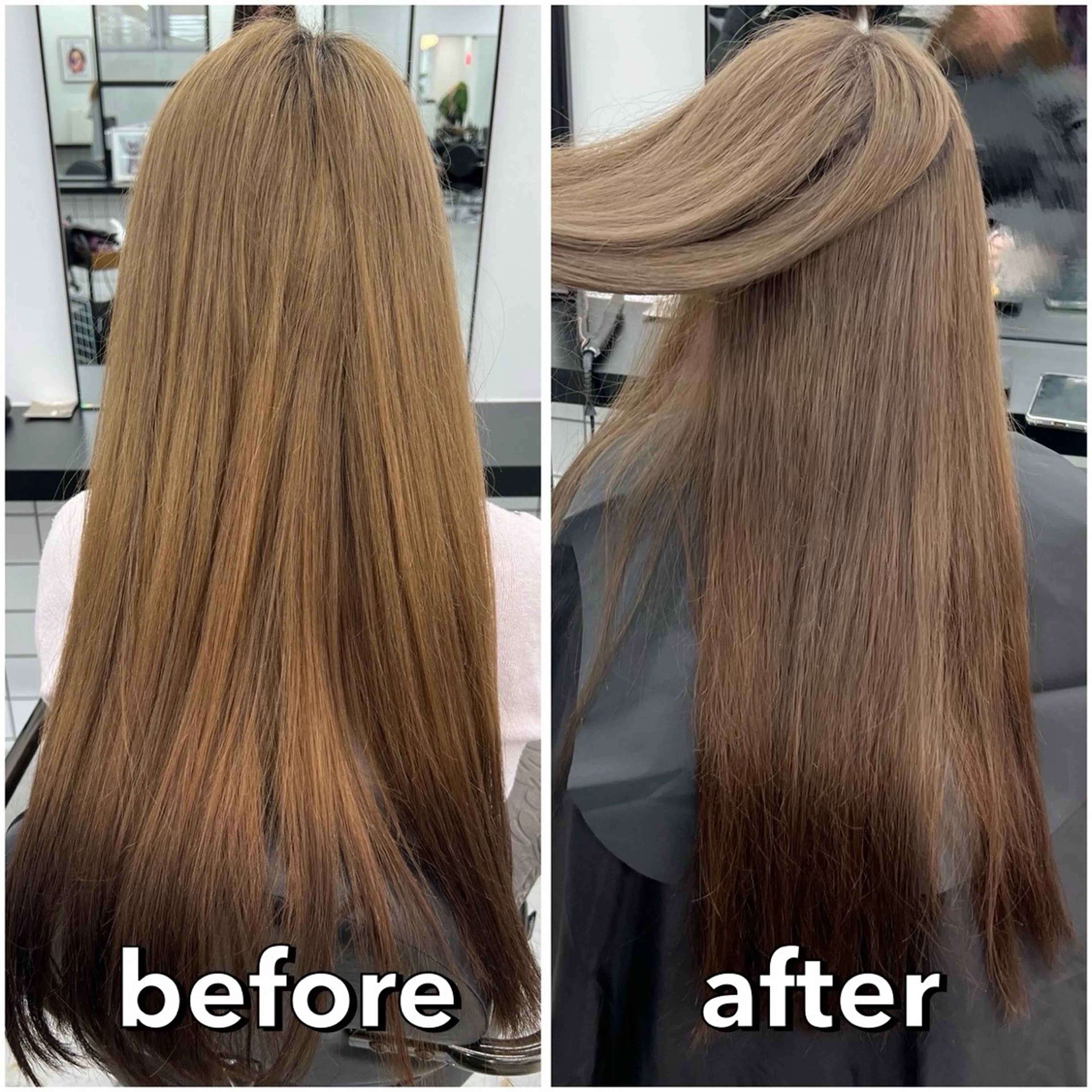 ロング カラー 透明感カラー グレージュ ミルクティーグレージュ トリートメント ヘアカラー あすか JILLSTUDIOのヘアスタイル