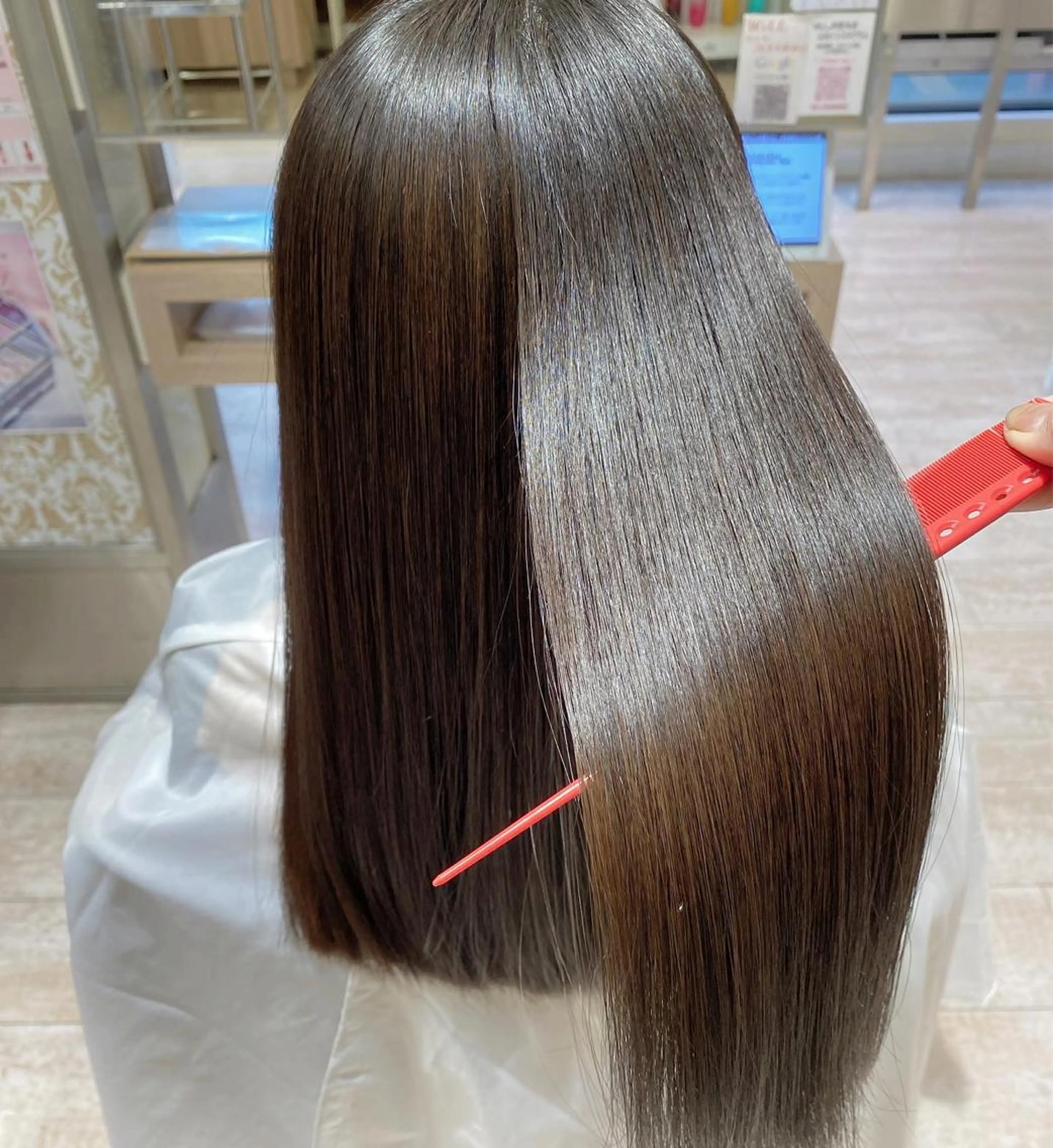 ロング 縮毛矯正 縮毛矯正 鯉谷　僚 【本物の髪質改善】のヘアスタイル