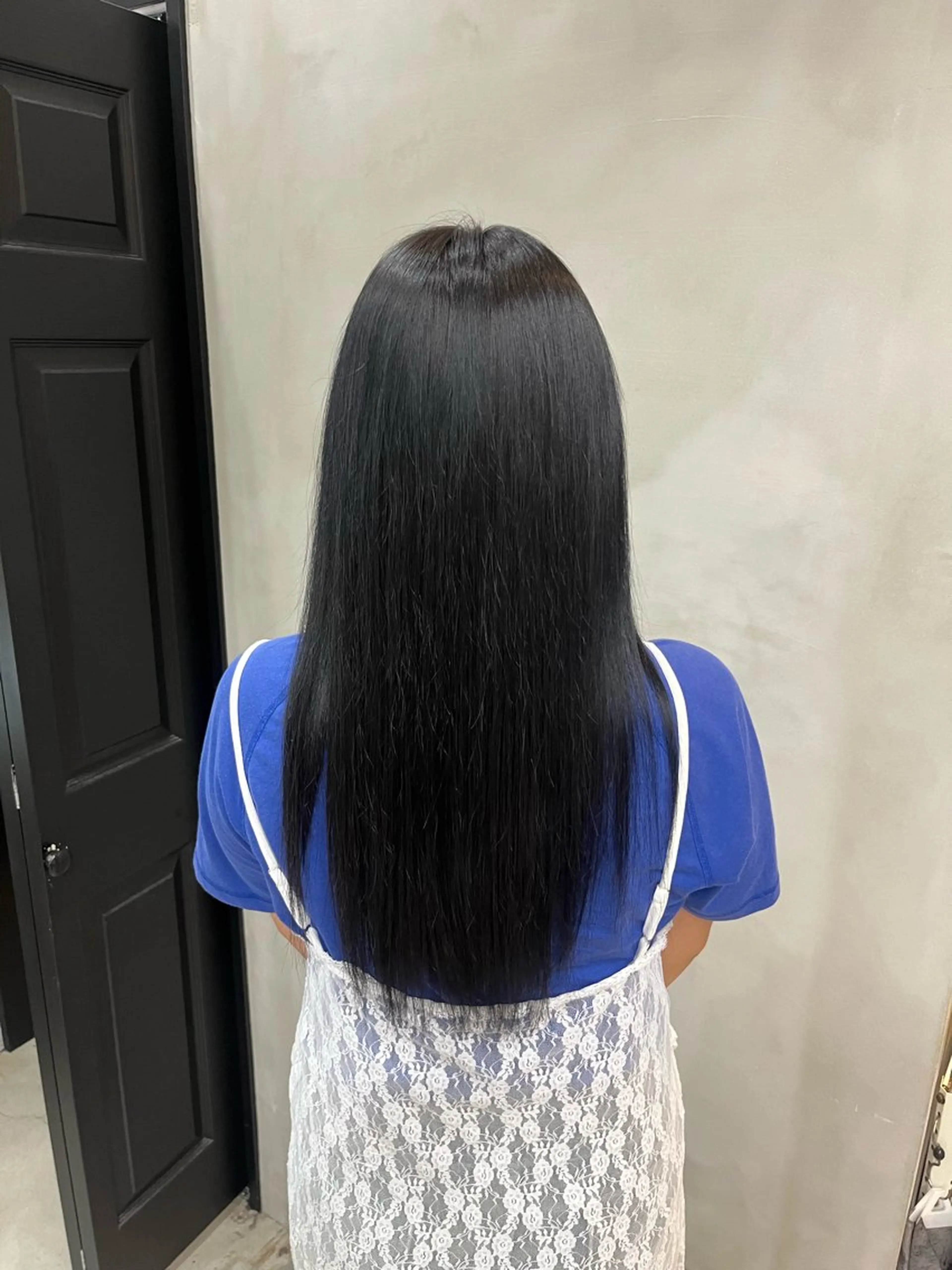 ロング ヘアカラー トリートメント 中島 日菜のヘアスタイル