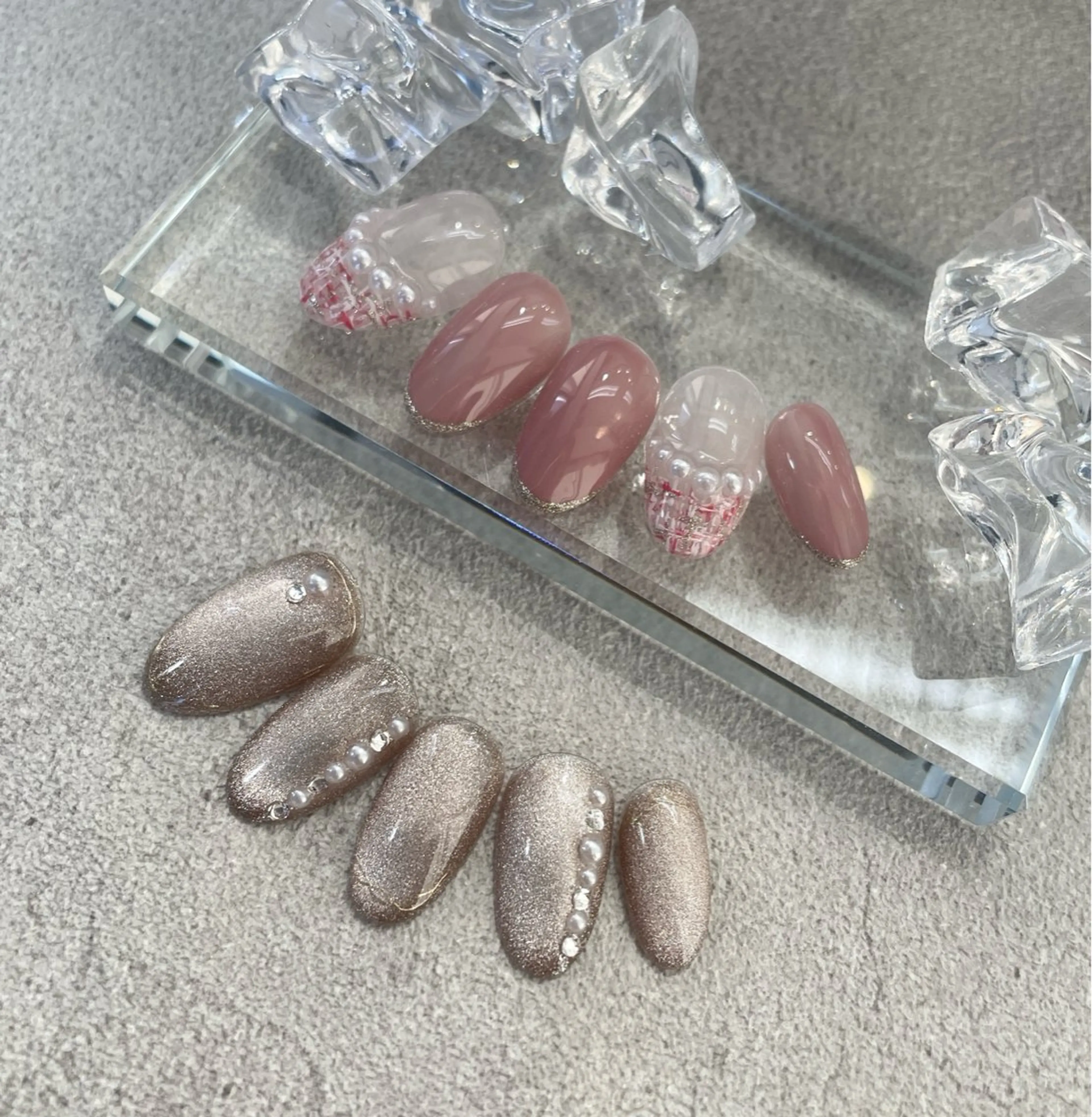 オフあり定額ネイル【プレミアム】(自店オフ＋550円  他店オフ＋1100円)の写真