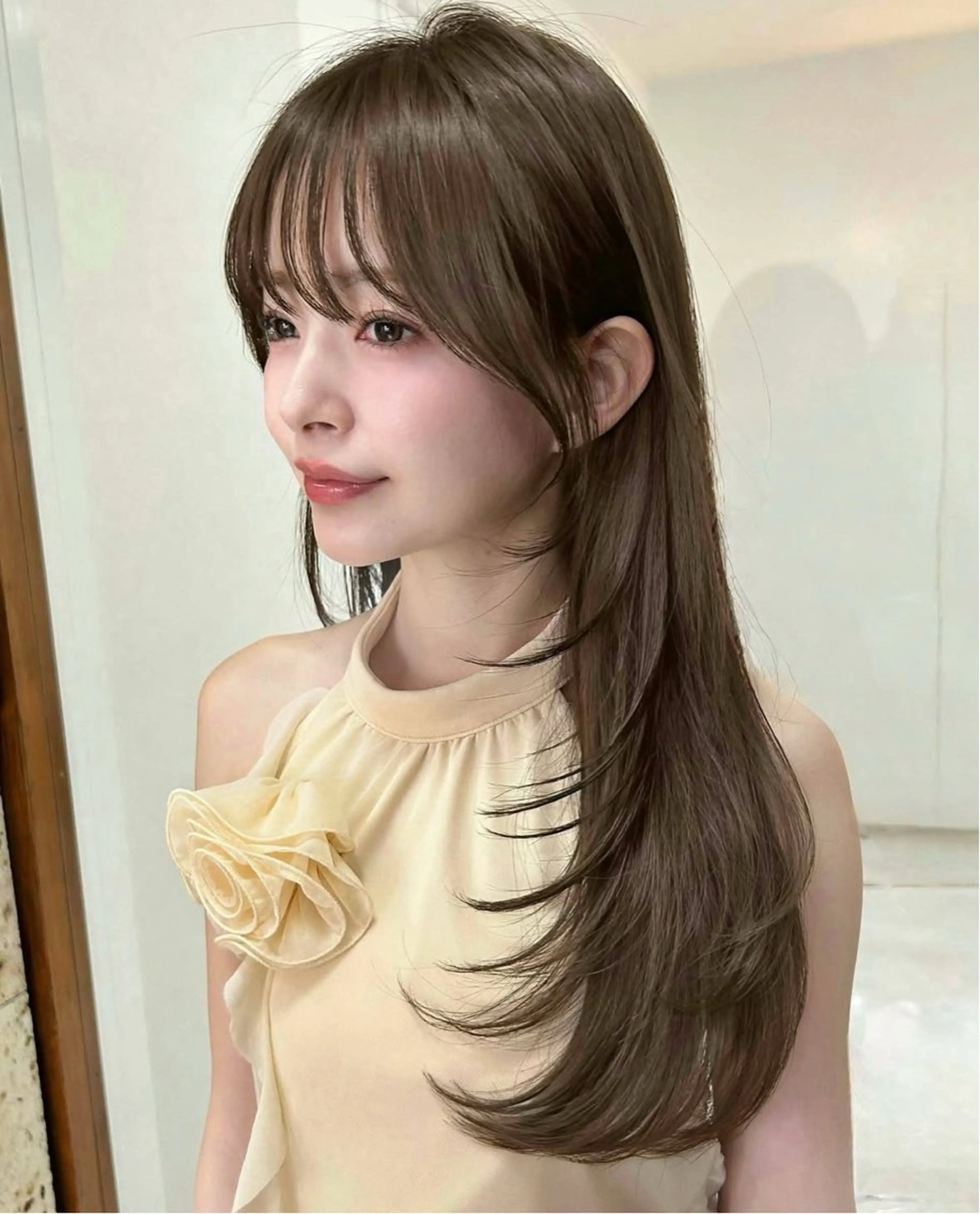 ロング カラー ブリーチ ダブルカラー ブリーチなしカラー 韓国風ヘア トリートメント カット ヘアカラー トリートメント 美髪矯正🫧/ 吉田こうすけのヘアスタイル