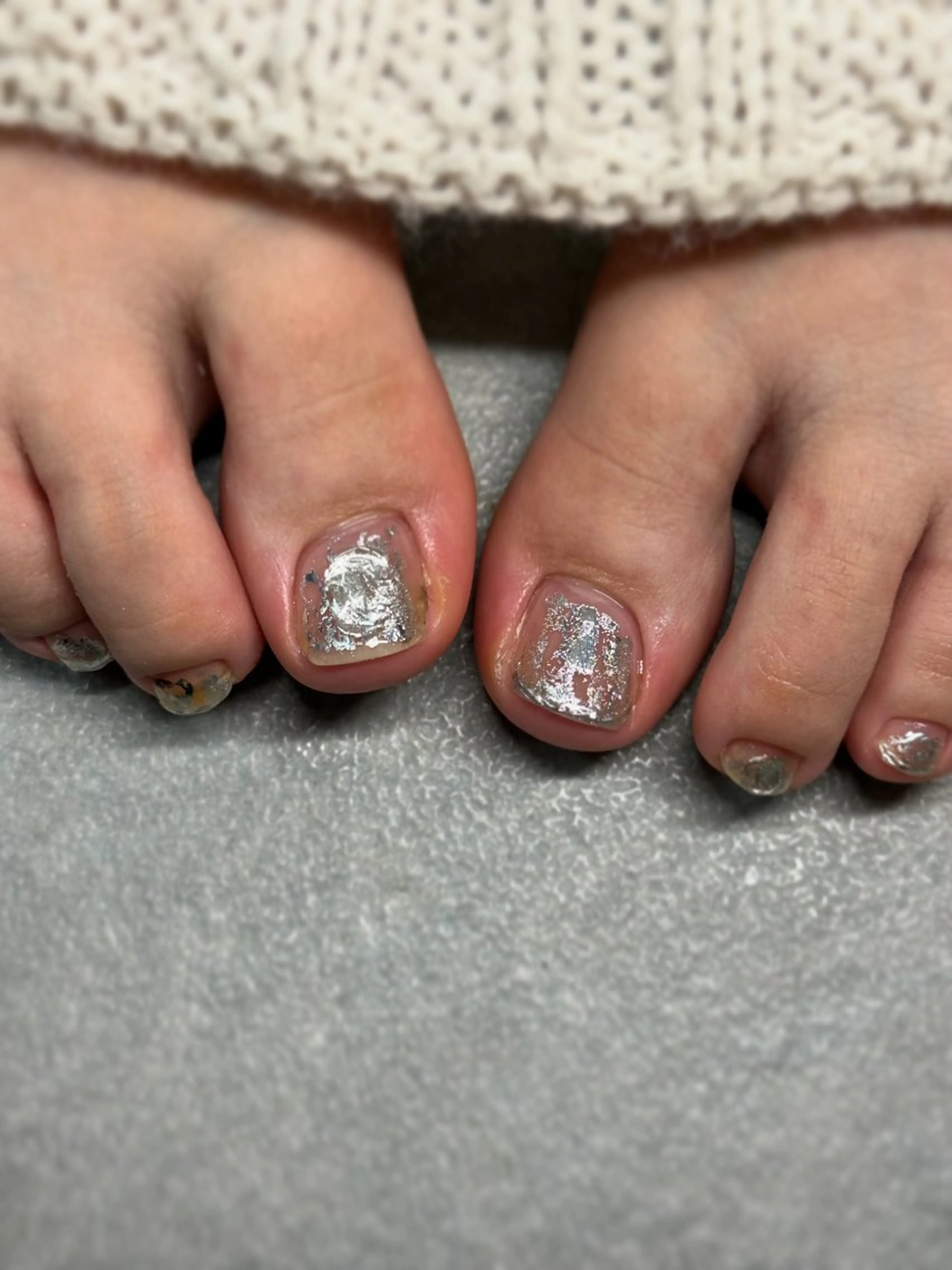 ネイル フットネイル キラキラネイル ハンドネイル フットネイル kiii.__ ✴︎*のネイルデザイン