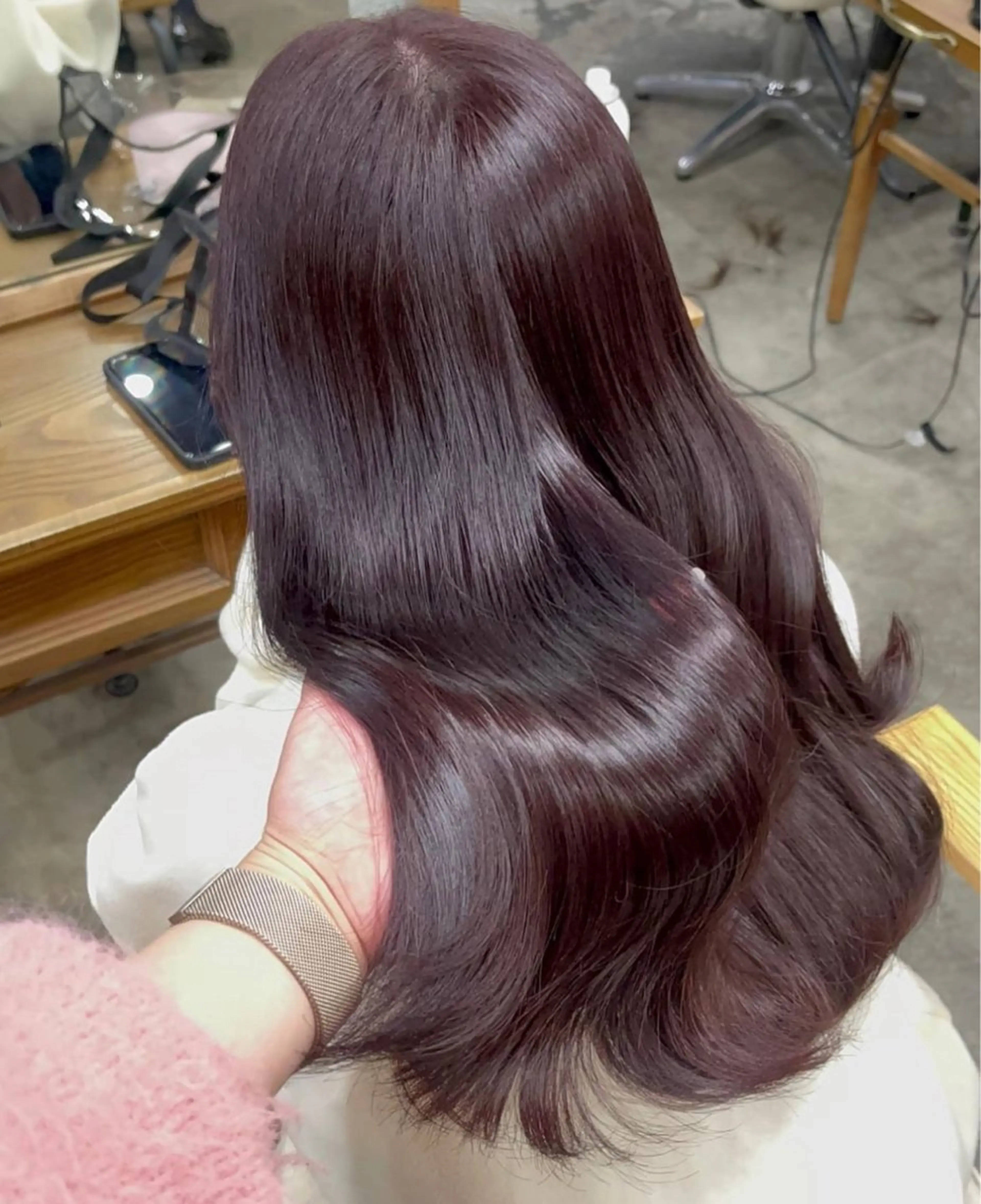 ロング タマシロカリン /カットモデル❤️のヘアスタイル