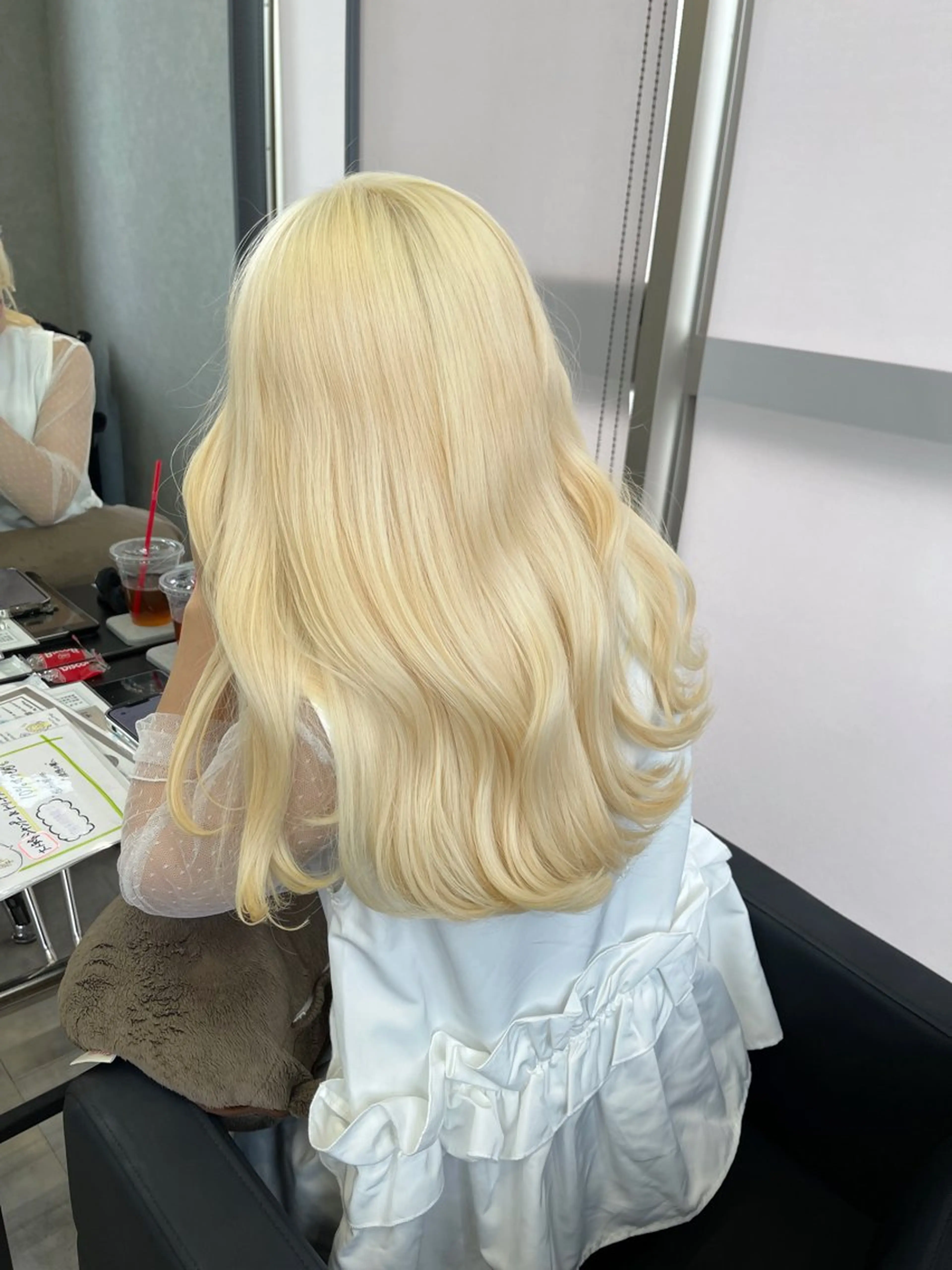 ꒰ 抜きっぱなしブロンド👱🏻‍♀️♡ ꒱  ブリーチリタッチ˚ 🦢₊✧の写真