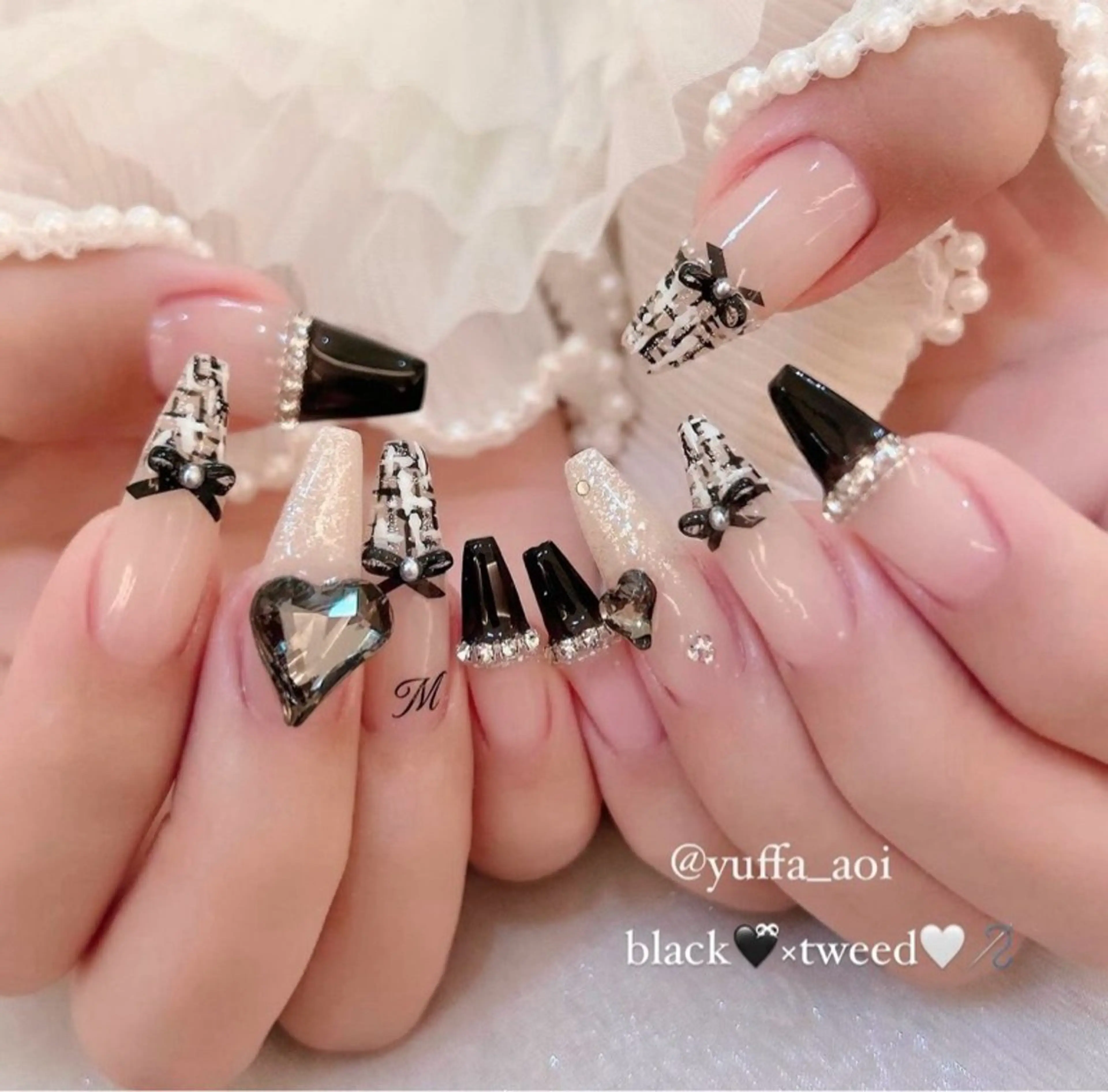 ネイル オーロラネイル チークネイル 長さ出し フットネイル フレンチネイル Lee Nails チップ長さだし専門店のネイルデザイン