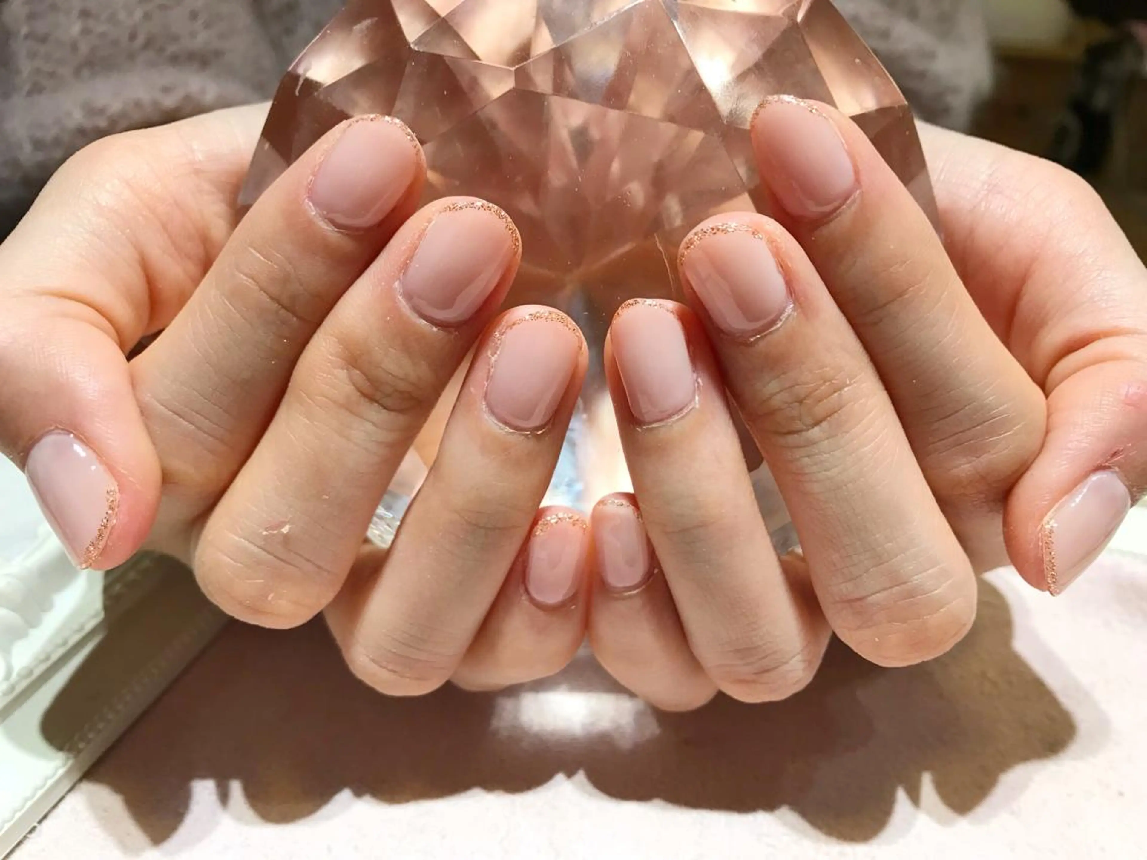 ネイル ラメ(グリッター) ワンカラーネイル YUN 💅のネイルデザイン