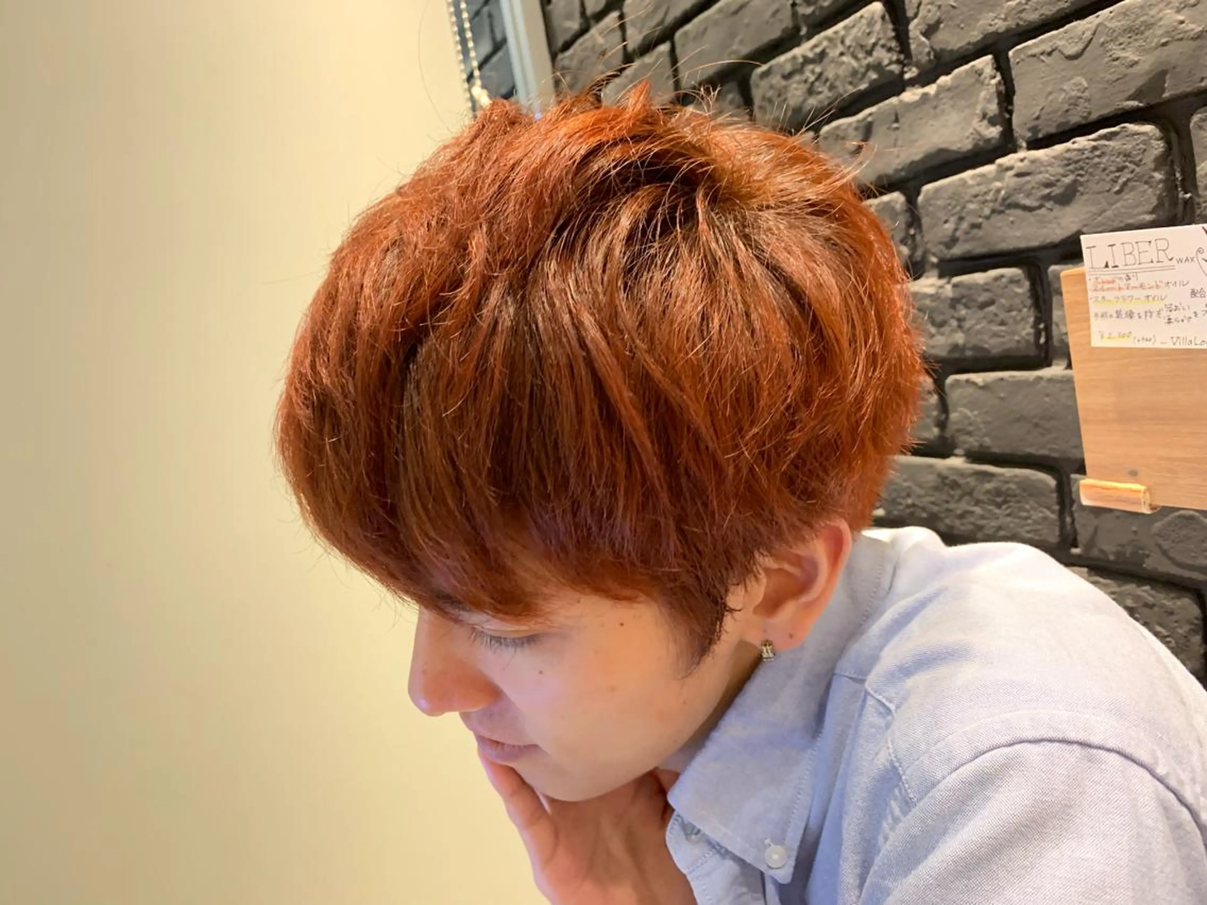 ショート カラー メンズ Rever Tokyo所属・コンドウ サラのヘアスタイル