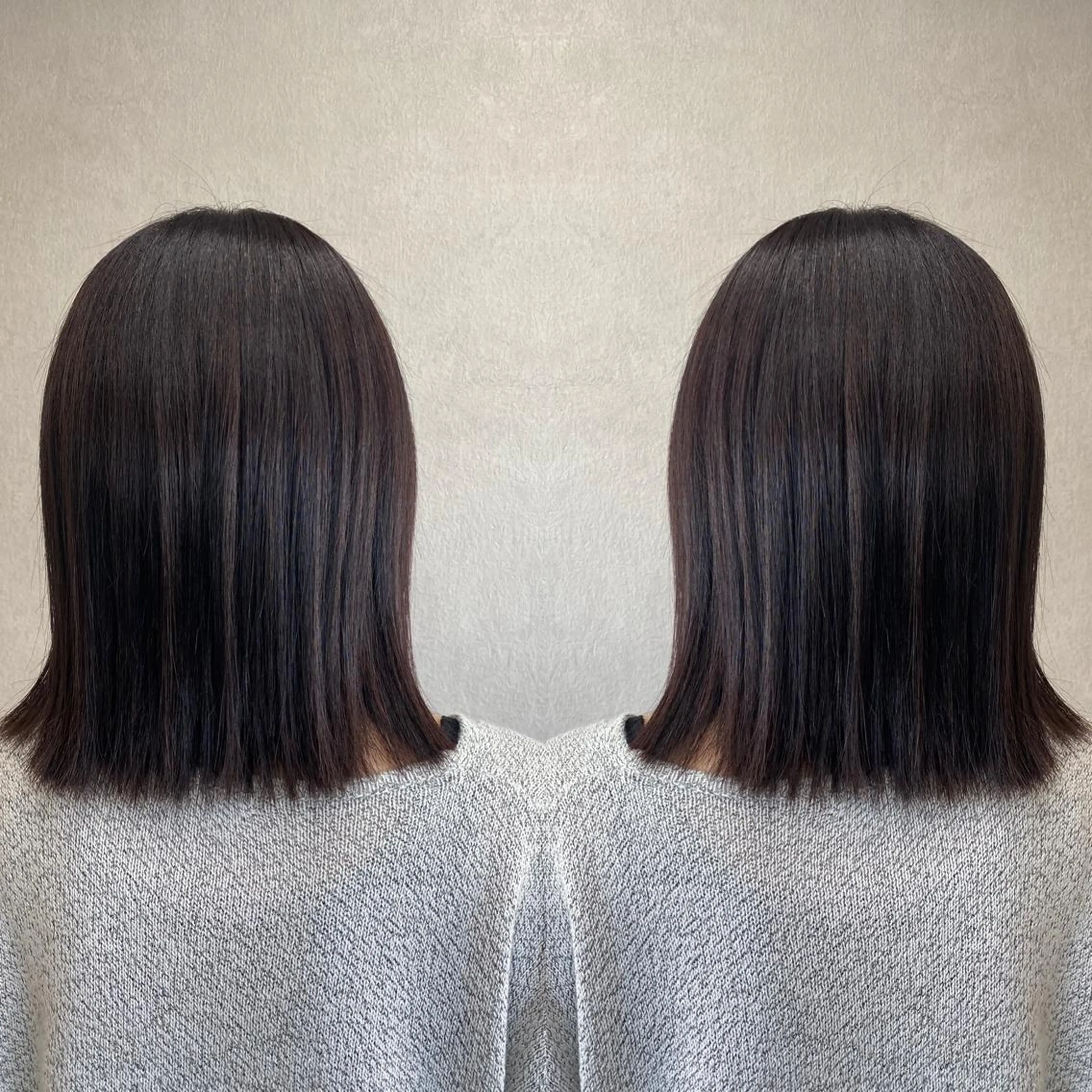 ミディアム カラー ブラウンカラー バイオレットカラー バイオレットブラウン カット ヘアカラー トリートメント tocca 💜石田愛結💜のヘアスタイル