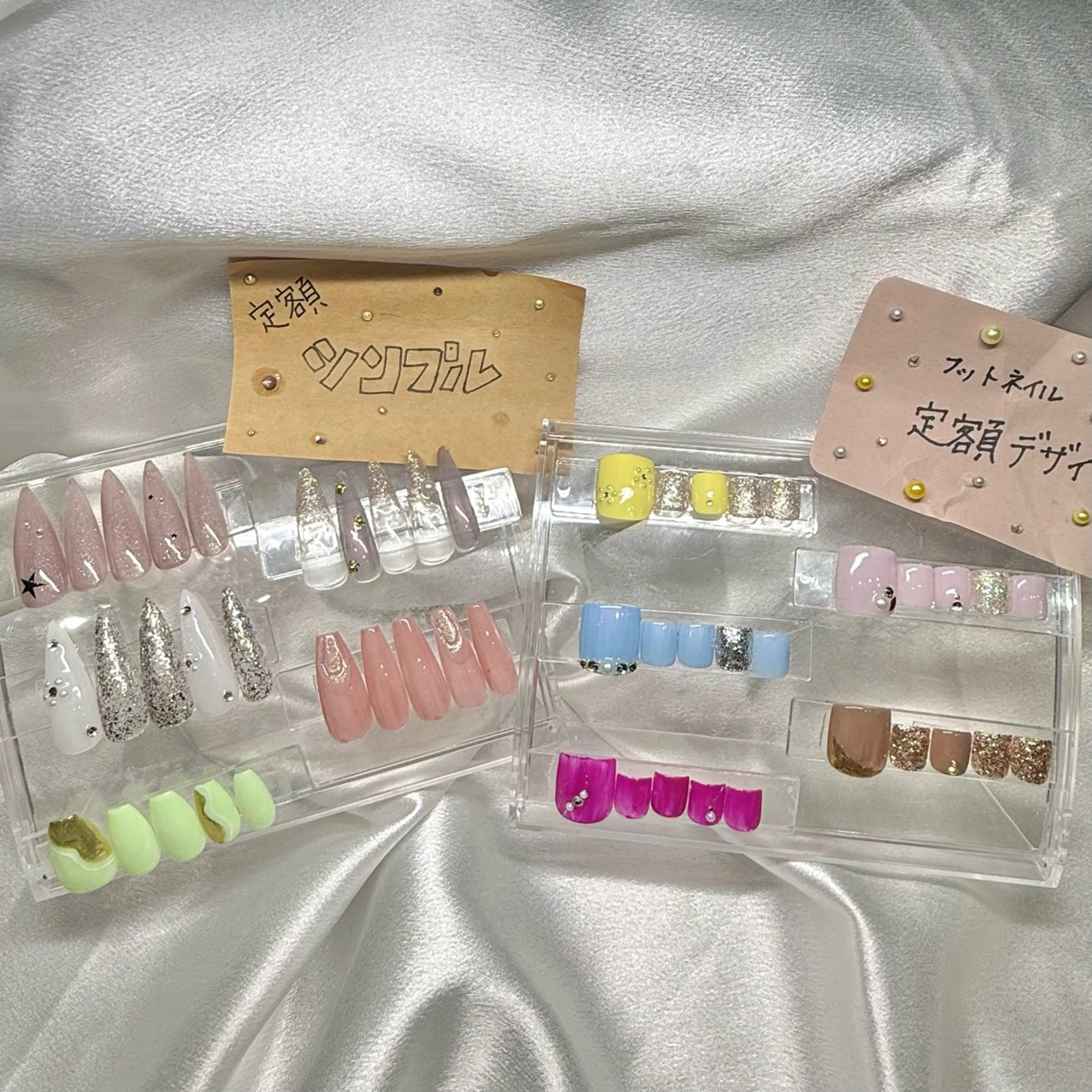 ネイル フットネイル ハンドネイル WINK DOLL RIANのネイルデザイン