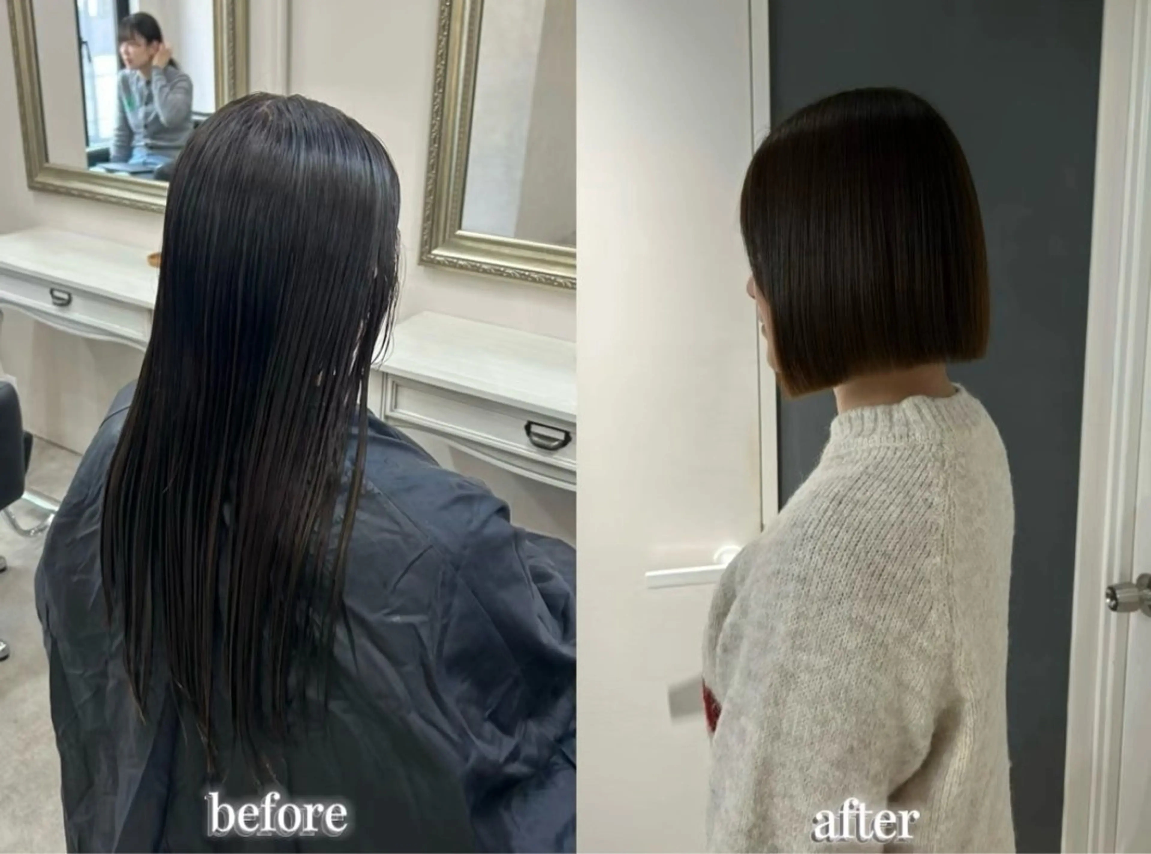 ショート ボブ カット トリートメント えり 堀江/ボブ /透明感/レイヤーのヘアスタイル